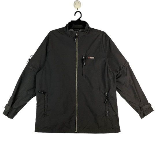 image of VTG 90's Airwalk Detachable Sleeves Skateboard Wear Jacket in Green, Men's (Size Large)