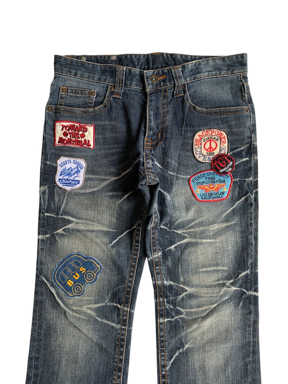 semanticdesign SEMANTIC DESIGN JAPANESE RUSTY MUDMAX PUNK STYLE DENIM☠️🎌 Size US 32 / EU 48 - 4 Thumbnail