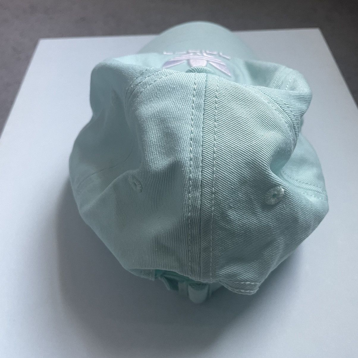 Adidas Adidas Originals Trefoil Logo Adjustable Cap in Green Size ONE SIZE - 4 Thumbnail