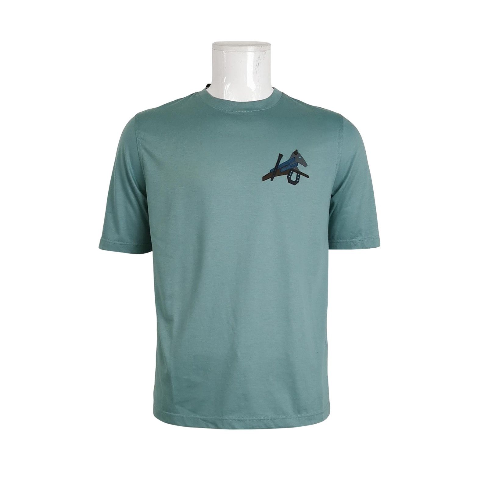 Hermes Hermes Leather Patch Celadon T-Shirt XS Size US XS / EU 42 / 0 - 1 Thumbnail