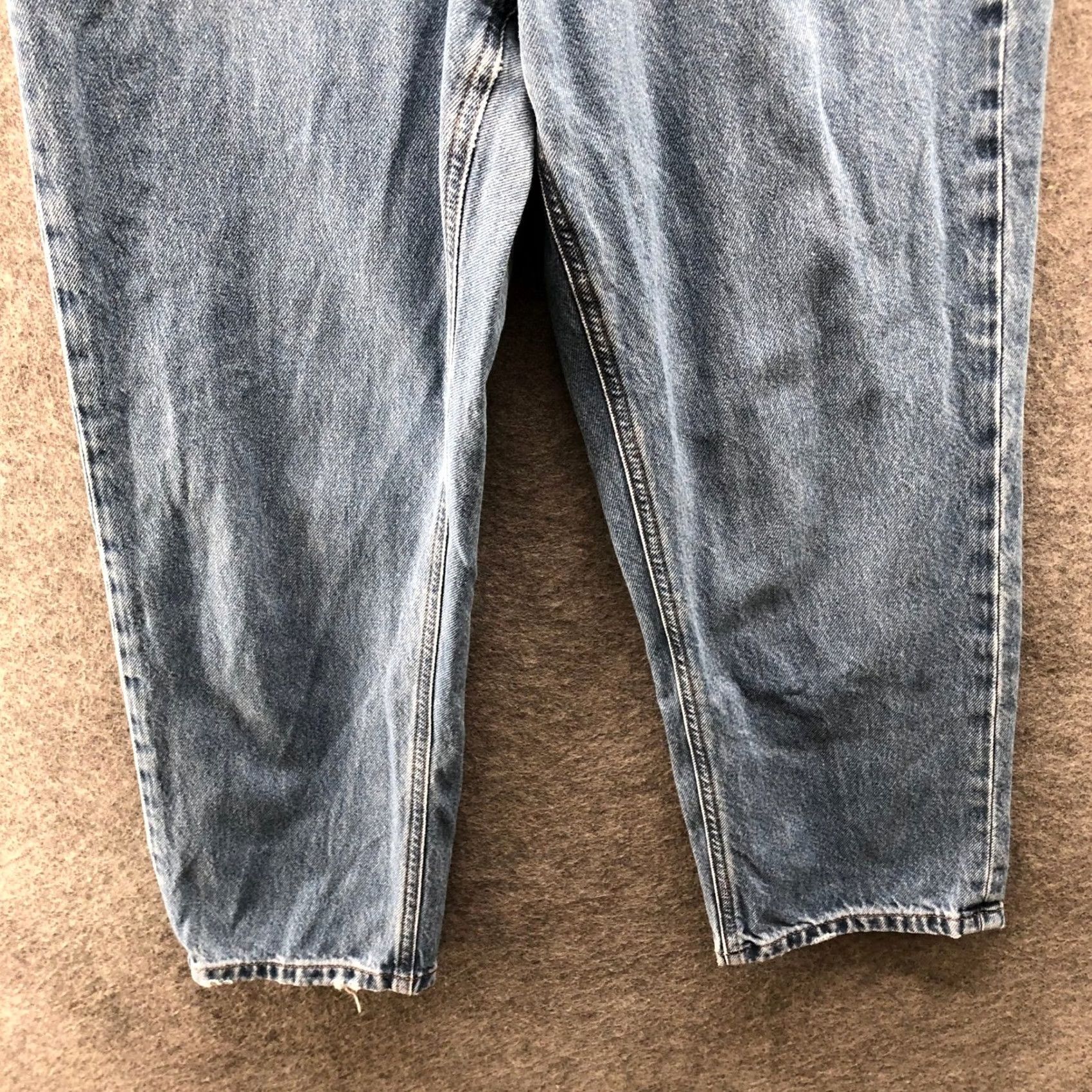 Express VINTAGE? Express Jeans Womens 2 Blue Cotton High Rise Button Fly Medium Wash Jeans Size 26" / US 2 / IT 38 - 4 Thumbnail