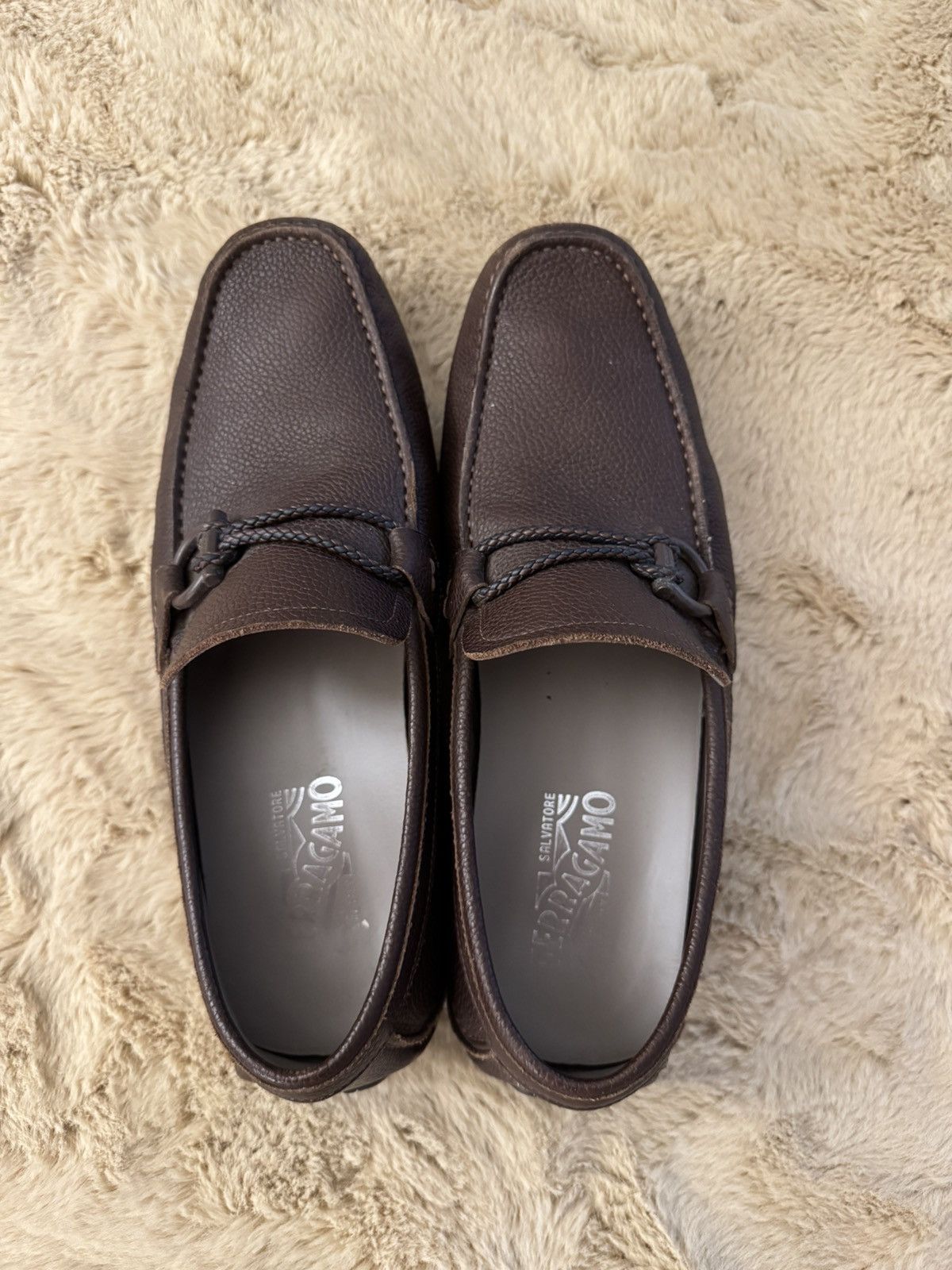 Salvatore Ferragamo Salvatore Ferragamo Brown Loafers - Good Condition Size US 8 / EU 41 - 1 Thumbnail