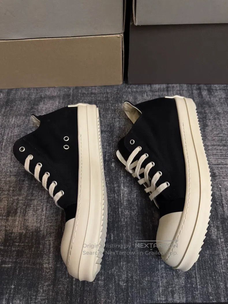 Rick Owens Rick Owens Duplex silk low-top large Converse shoes Size US 10 / EU 43 - 4 Thumbnail