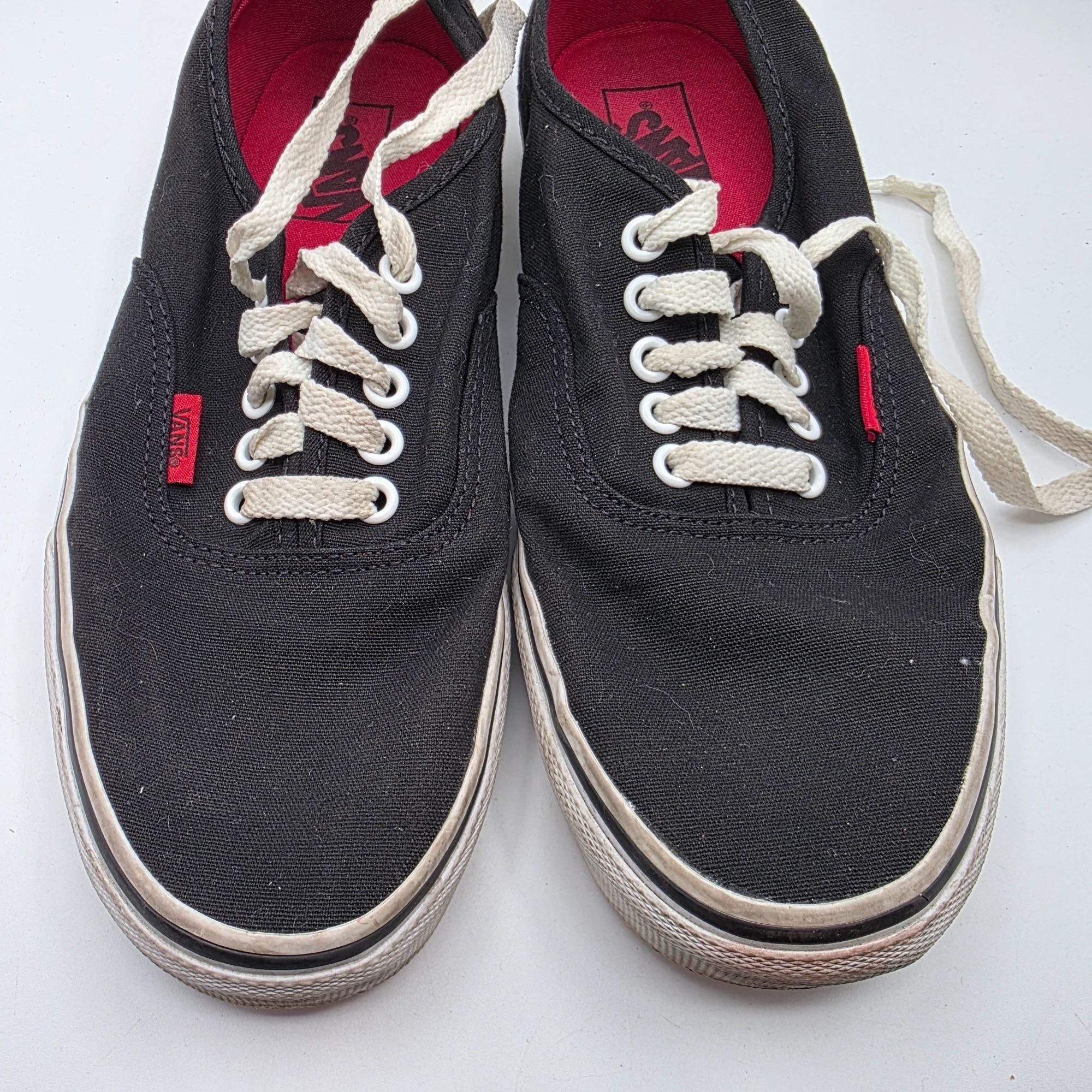 Vans Vans Era Mens 8.5 Black Canvas Sneakers Casual Lace Up Low T Size US 8.5 / EU 41-42 - 10 Thumbnail