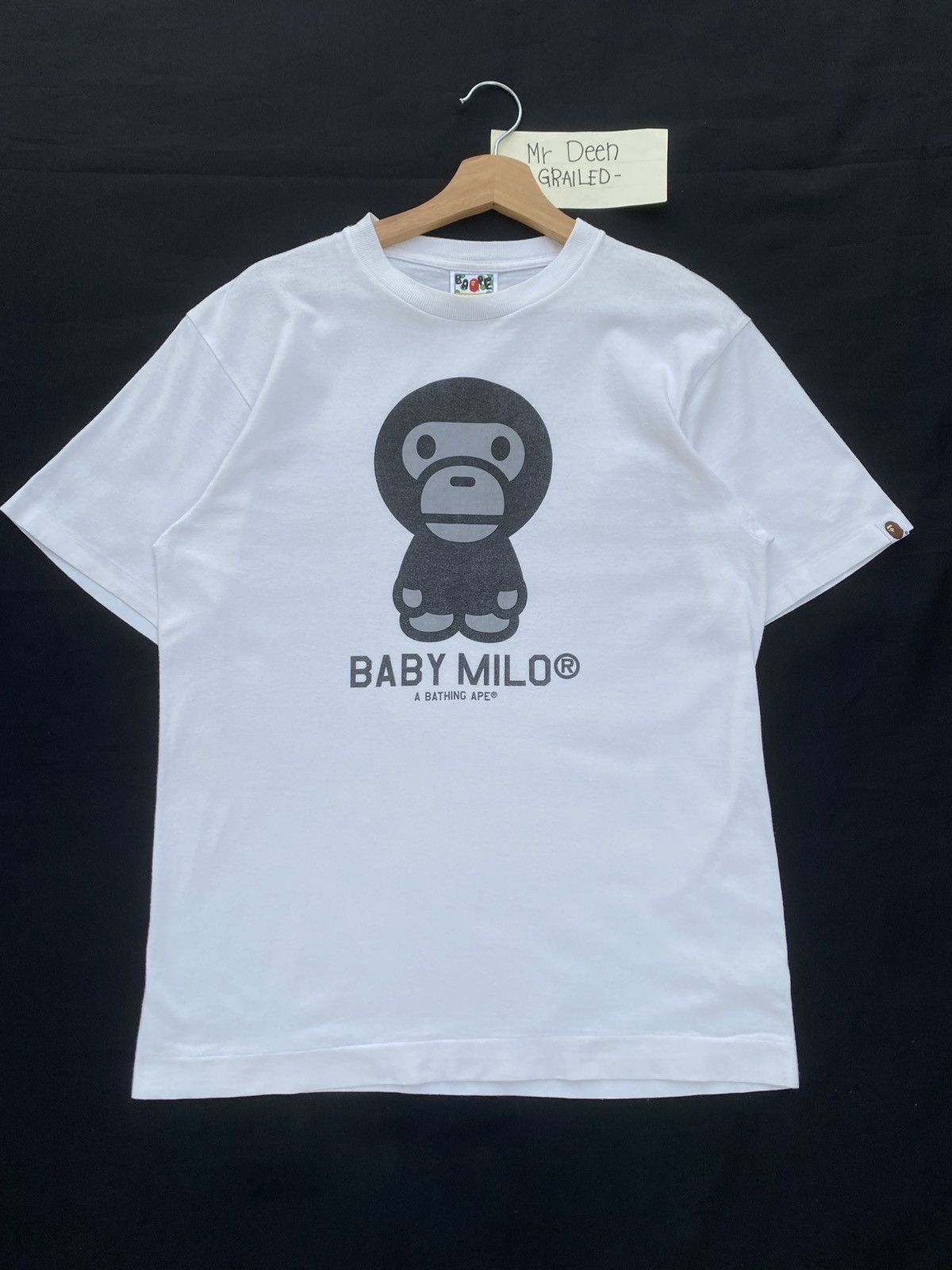 Bape Vintage Baby Milo A Bathing Ape White Tee Size US M / EU 48-50 / 2 - 2 Thumbnail