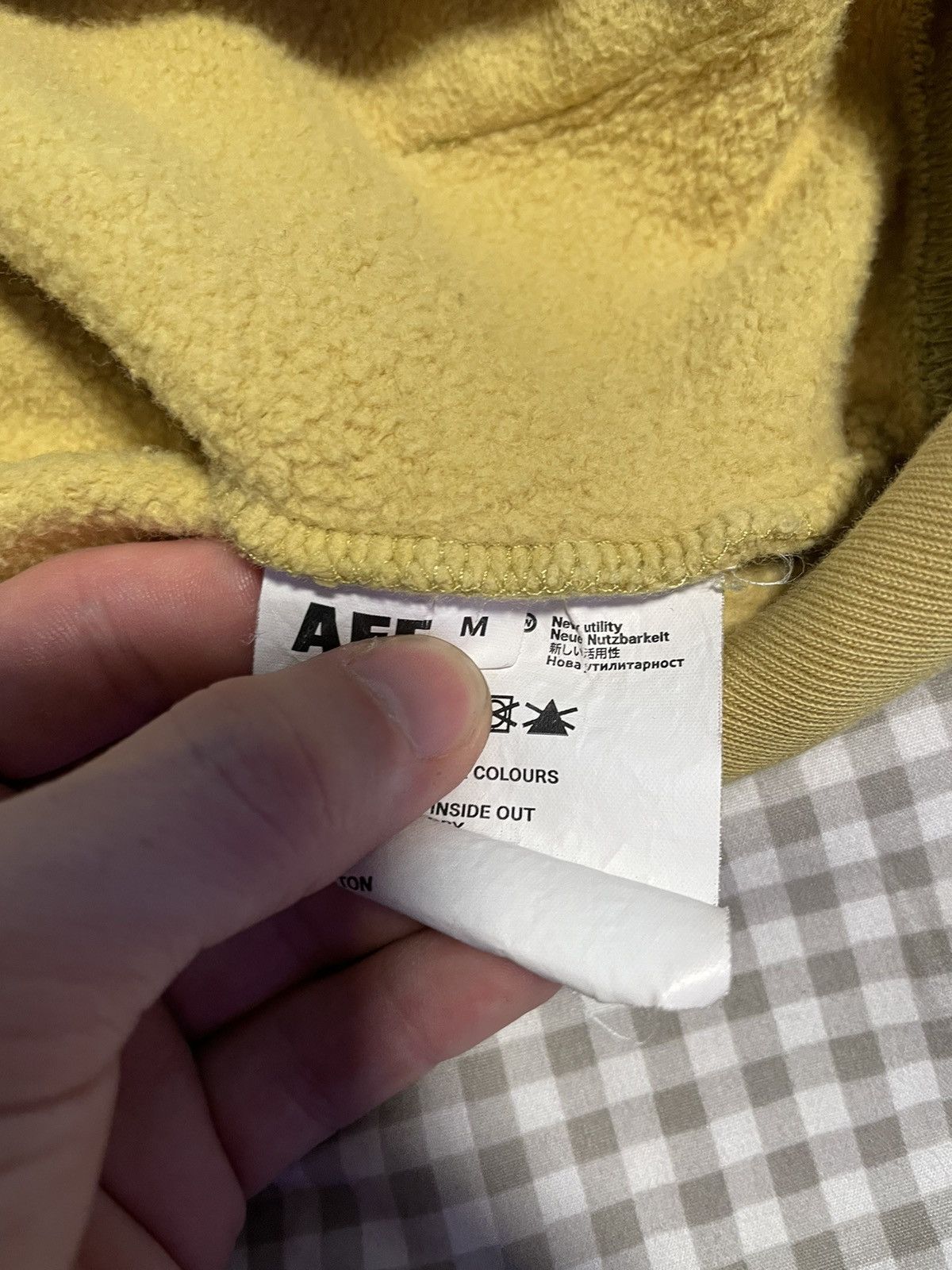 AFFXWRKS Affix Works sulfur yellow hoodie Size US M / EU 48-50 / 2 - 7 Thumbnail