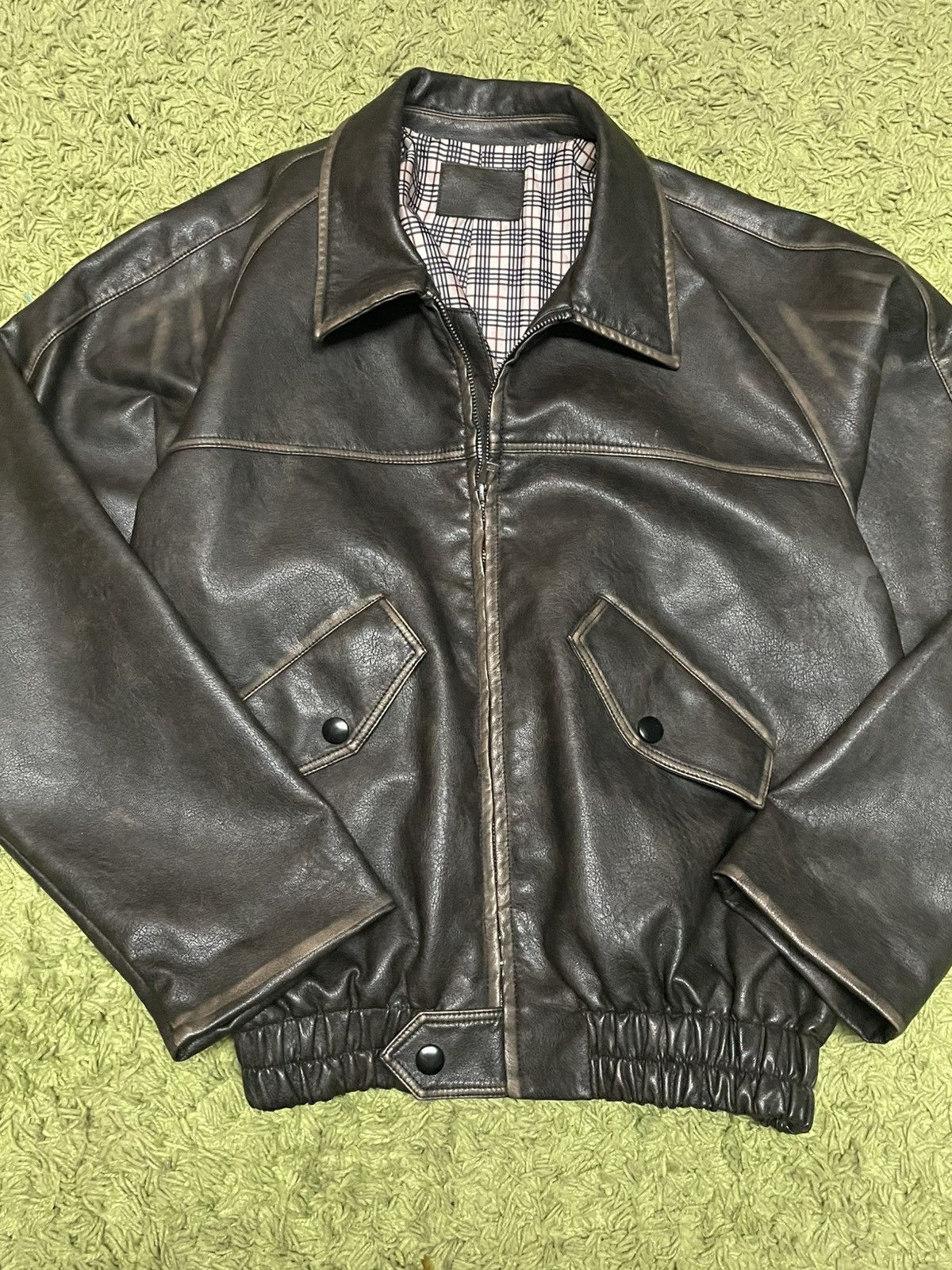Other 🧥 Vintage Prada Leather Bomber Jacket Size US S / EU 44-46 / 1 - 1 Thumbnail