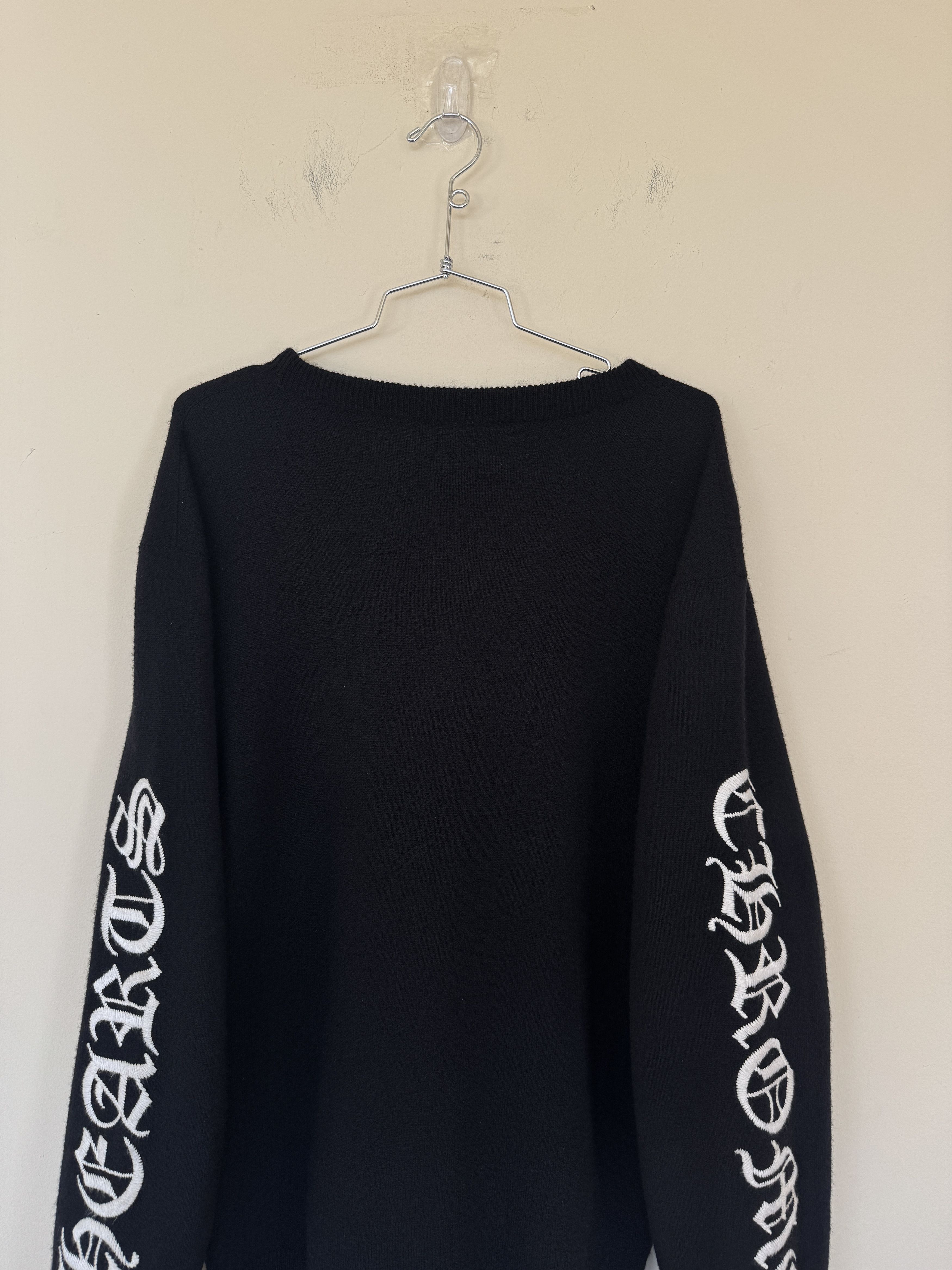 Chrome Hearts Chrome Hearts Embroidered Cashmere Sweater Size US L / EU 52-54 / 3 - 7 Thumbnail