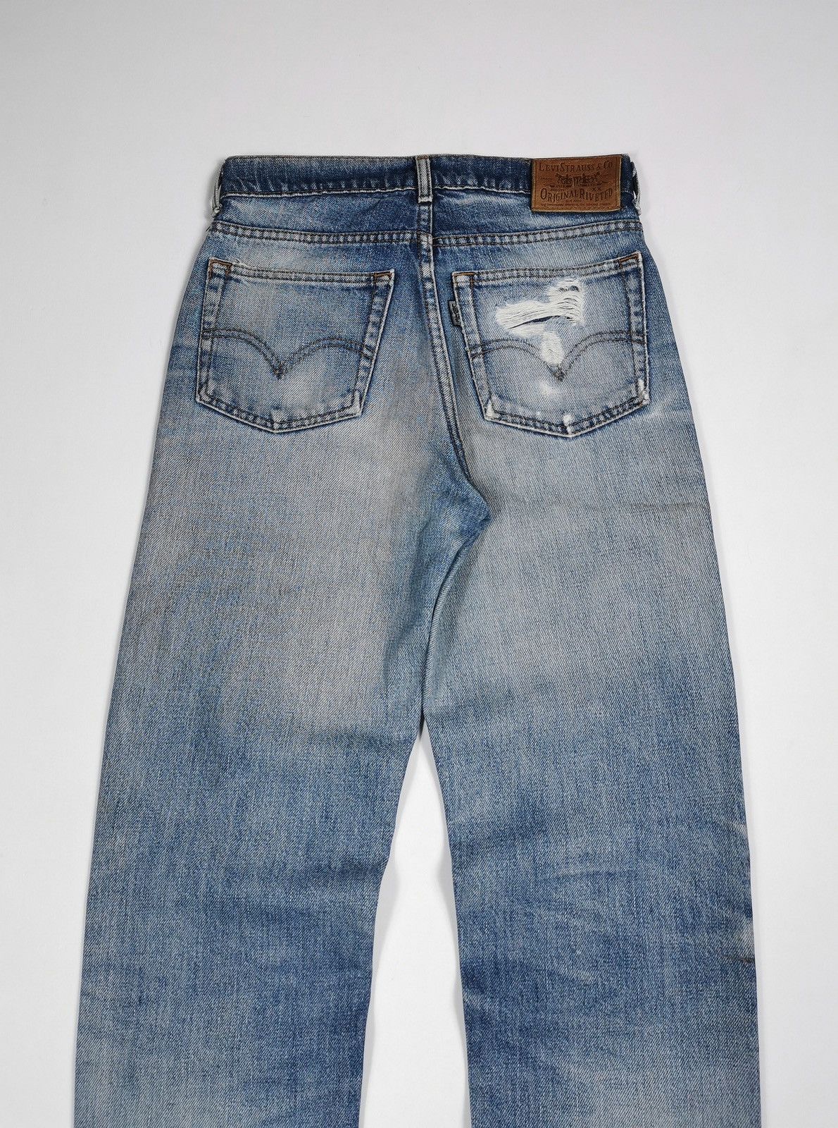 Levi's Vintage 90s Levis 640 Tapered Distressed Jeans Size US 28 / EU 44 - 7 Thumbnail