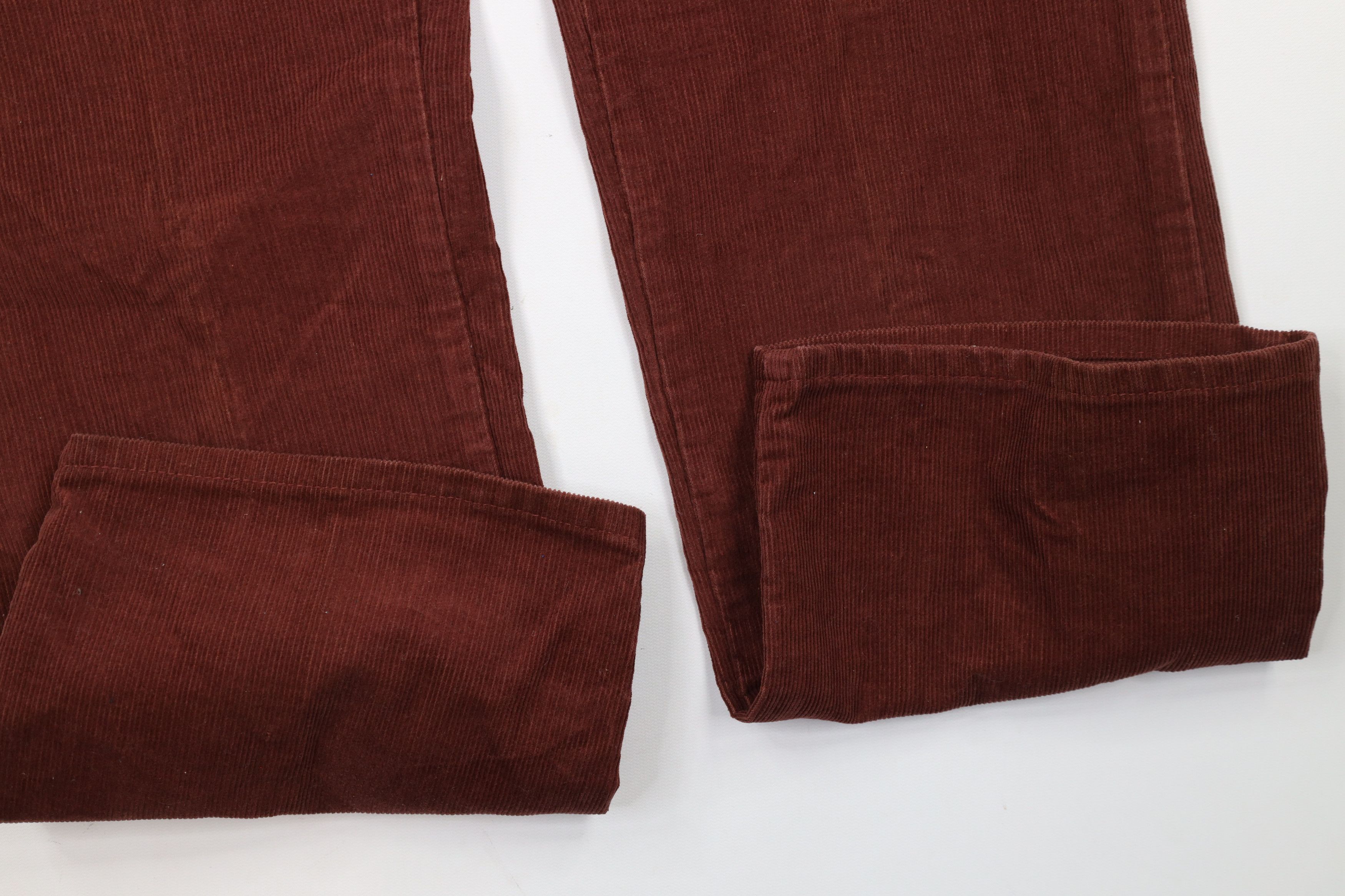 Lee × Vintage Vintage 90s Lee Bootcut Western Corduroy Chino Pants Red USA Size US 38 / EU 54 - 7 Thumbnail
