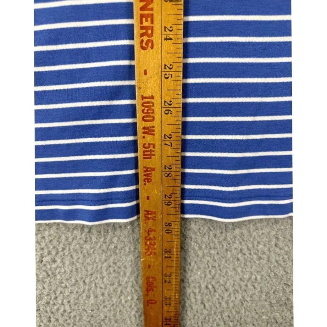 Polo Ralph Lauren Polo Ralph Lauren Polo Shirt Mens XL Blue/White Striped Pony Rugby Casual Adult Size US XL / EU 56 / 4 - 5 Thumbnail