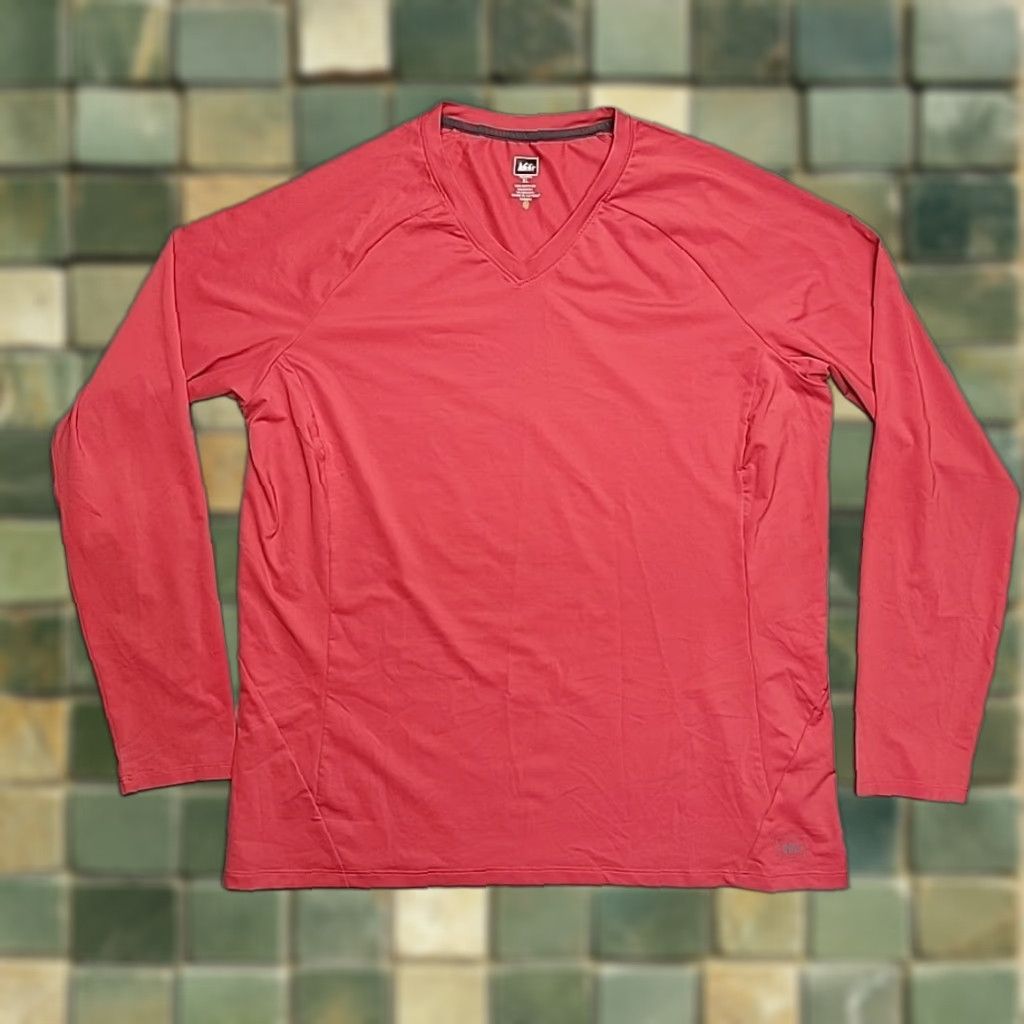 Vintage REI CO-OP Shirt Womens XL Pink Long Sleeve Performance Stretch Outdoor Wicking Shirt Size XL / US 12-14 / IT 48-50 - 1 Thumbnail