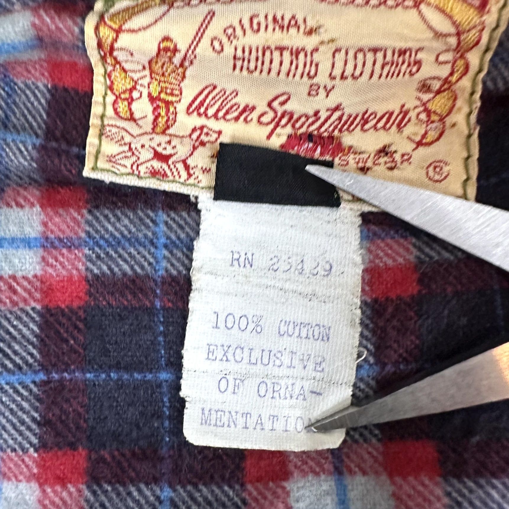 Vintage VINTAGE Allen Sportwear Hunting Jacket Mens 42 Canvas Corduroy Game Bag 60s Size US XS / EU 42 / 0 - 5 Thumbnail