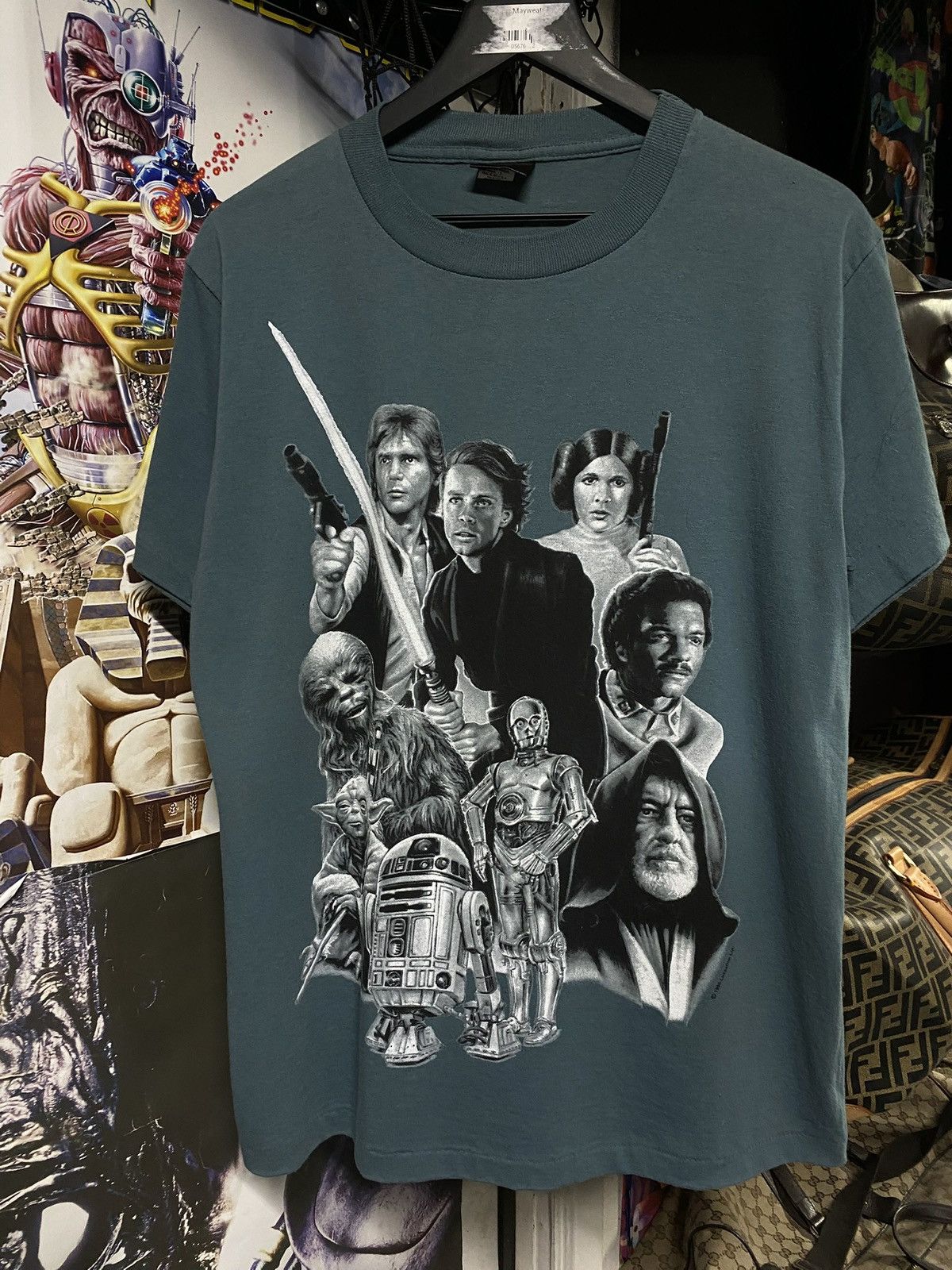 Vintage Vintage 90’s Star wars T-Shirt Vtg Movie Tee Medium Size US M / EU 48-50 / 2 - 1 Thumbnail