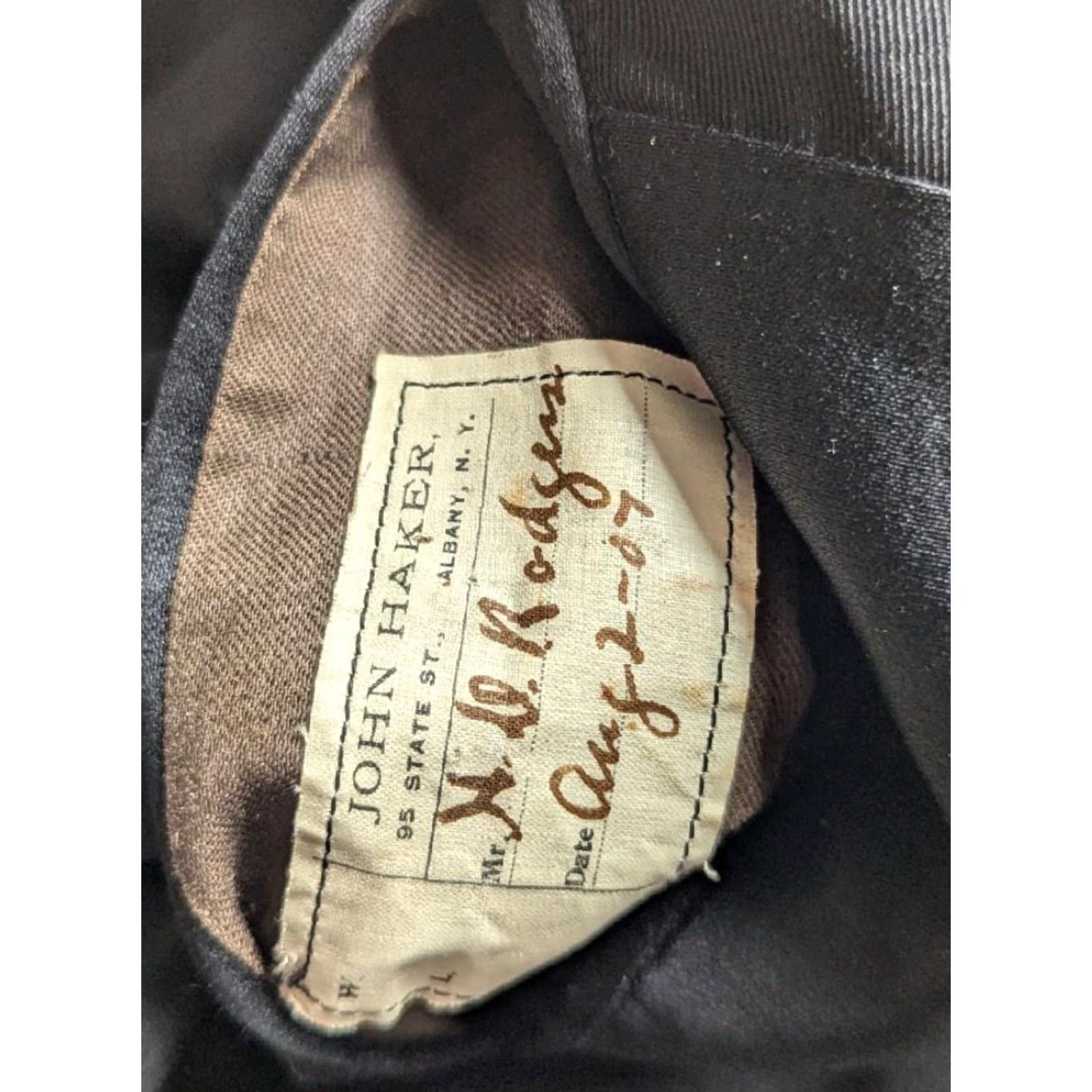 Vintage dated 1907 vintage TUXEDO tails jacket 34R victorian ANTIQUE custom bespoke Size 34R - 6 Thumbnail