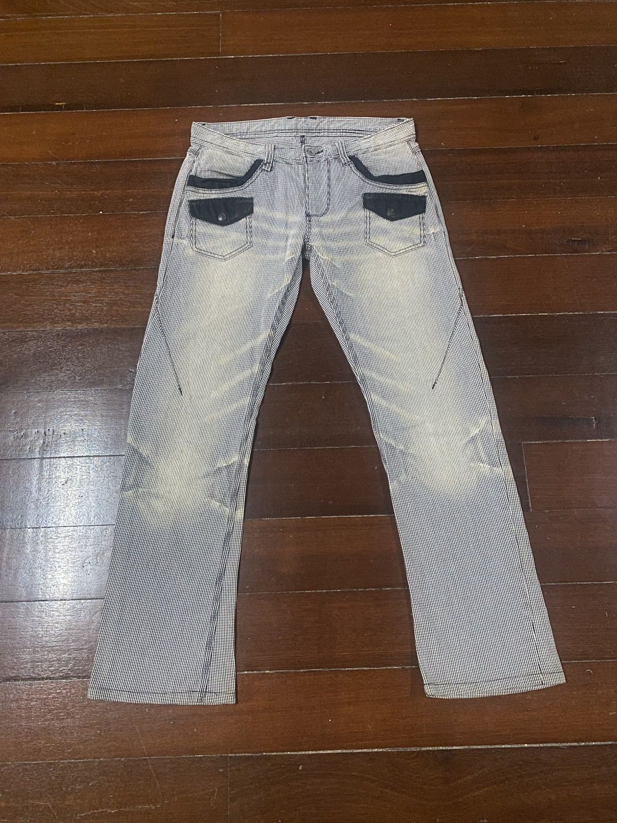 If Six Was Nine 💥rare💥 Hideways Nicole Washed flare Denim Jeans nice feded Size US 35 - 1 Thumbnail