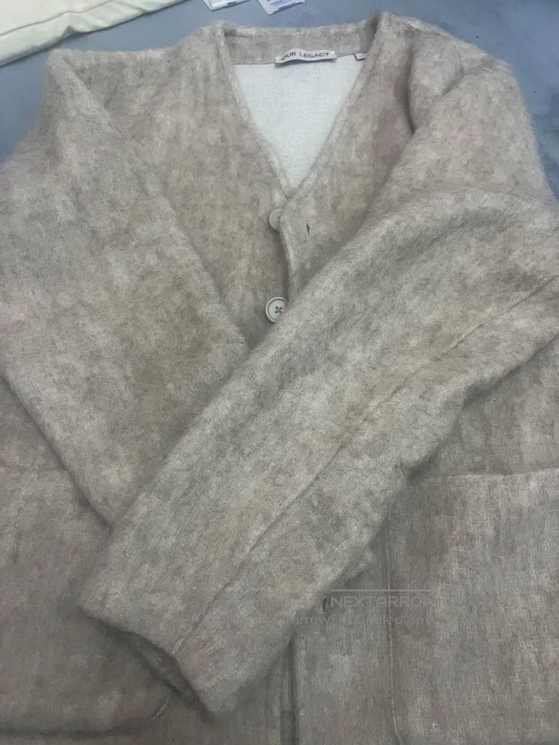 Our Legacy Our Legacy Mohair V Neck Cardigan Size US L / EU 52-54 / 3 - 1 Thumbnail
