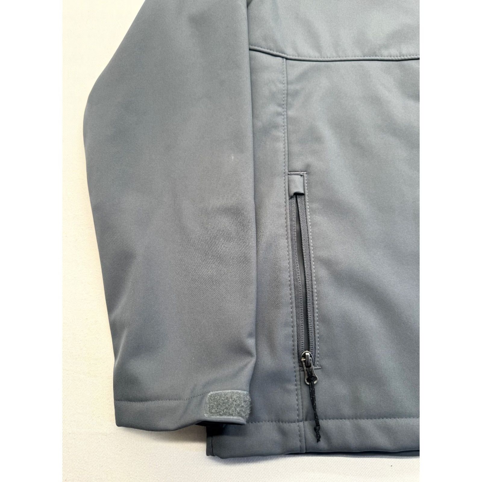 Vintage Columbia Womens Small Gray Zipper Up Jacket Pockets High Neck Solid Softshell Jacket Slim? Size S / US 4 / IT 40 - 2 Thumbnail