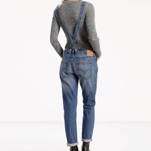 Levi's Levi's Heritage Straight Leg Distressed Overalls - S Size 29" - 9 Thumbnail