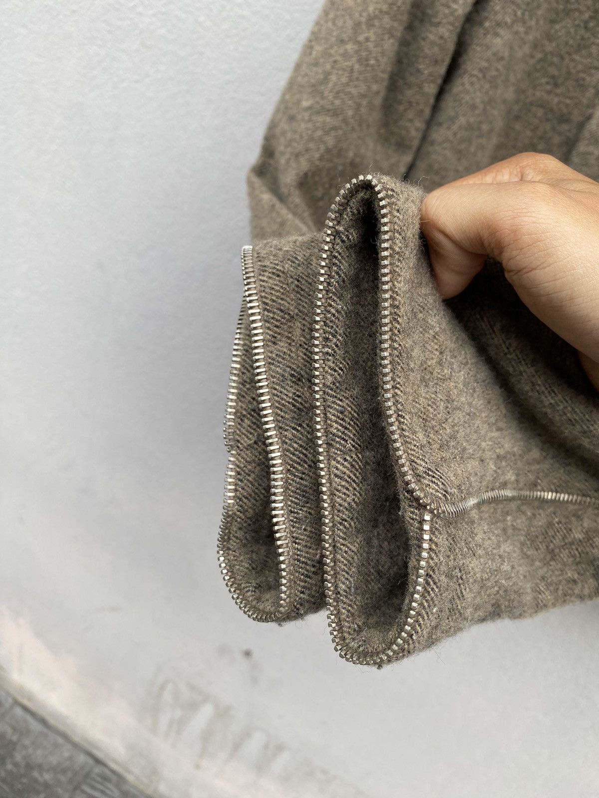 Alexander Wang 💥Archive💥 Alexander Wang Fully Zip Lined Anorak Wool Cropped Size XS / US 0-2 / IT 36-38 - 18 Thumbnail