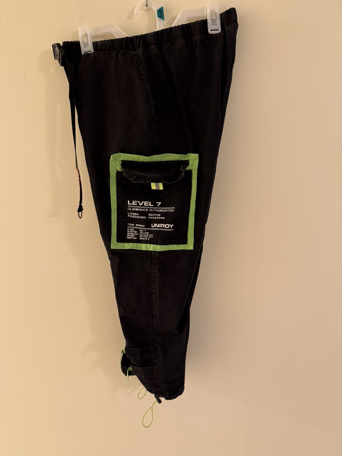 Vintage Black/Green cargo pants Size US 32 / EU 48 - 3 Thumbnail