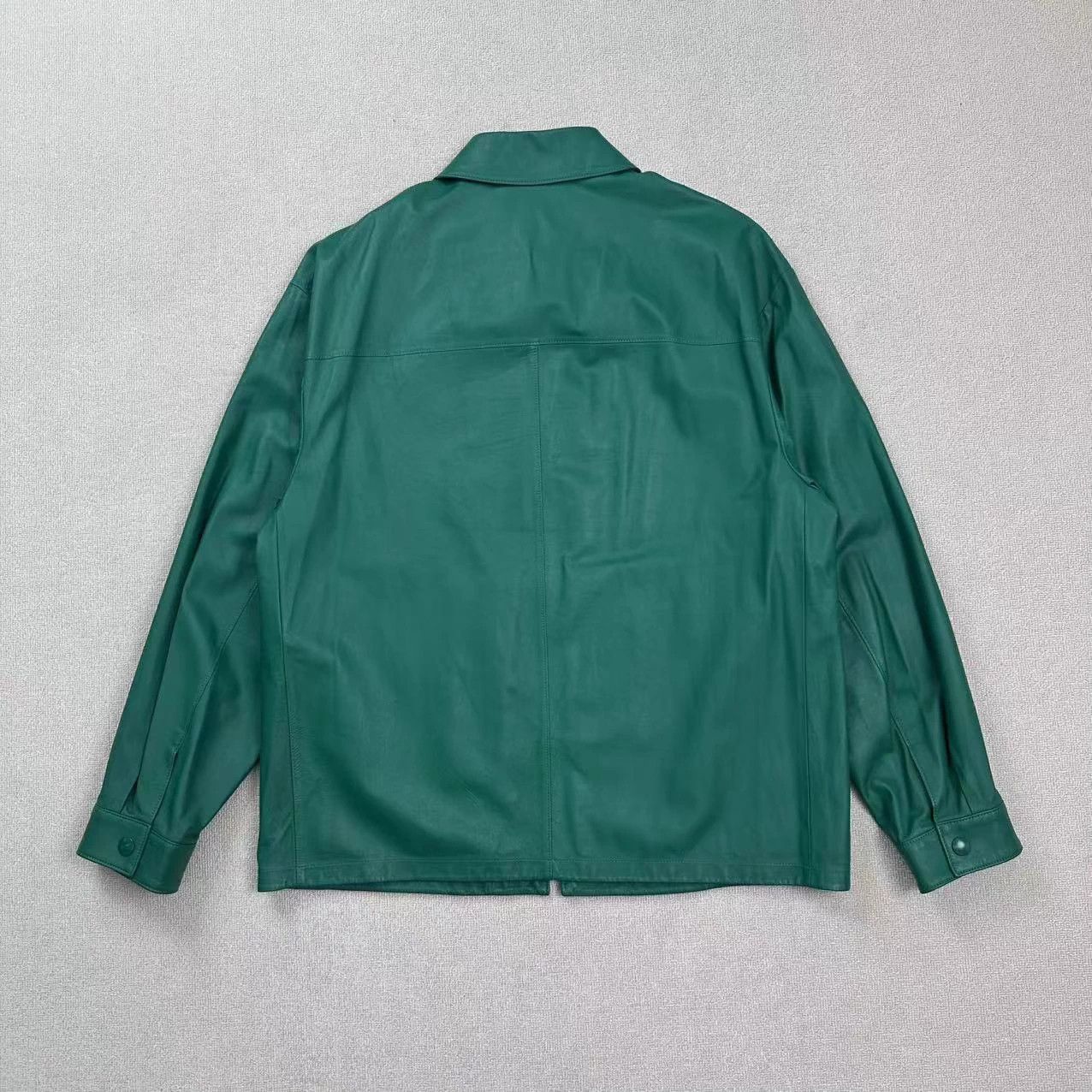 Prada Prada Triangle Logo Lambskin Jacket 48 New Size US M / EU 48-50 / 2 - 2 Thumbnail
