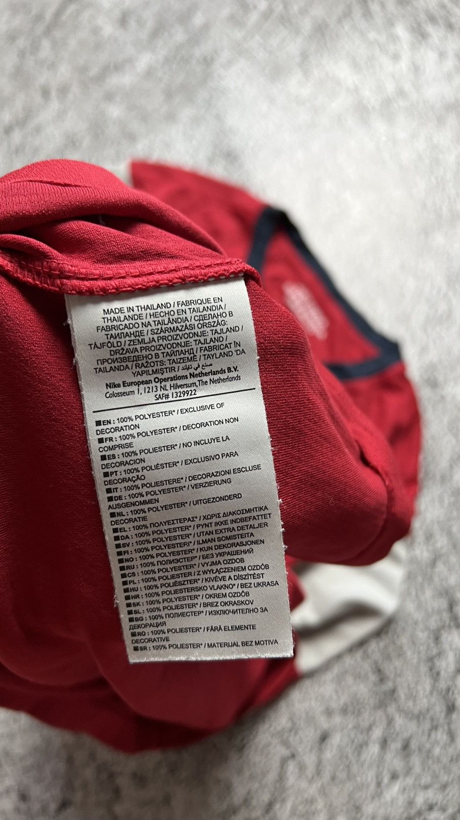 Nike 2012-2014 Arsenal London nike drill y2k jersey Size US L / EU 52-54 / 3 - 8 Thumbnail