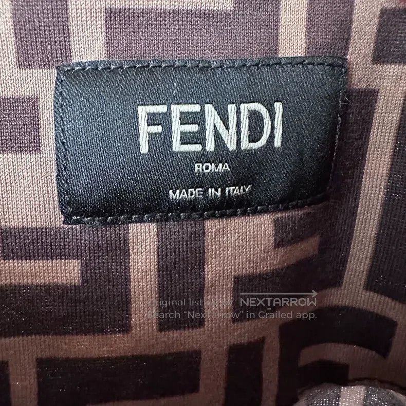Fendi Fendi Full print logo Wang Yibo inspired brown old logo fu Size US XS / EU 42 / 0 - 4 Thumbnail