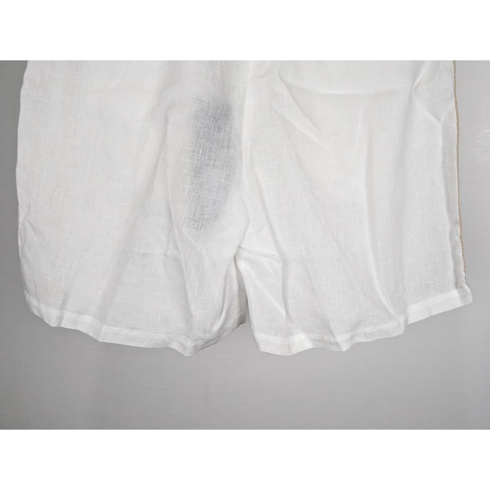 Palm Angels o1rshd1 PA Monogram Track Short in Off White/Black Size US 34 / EU 50 - 15 Thumbnail