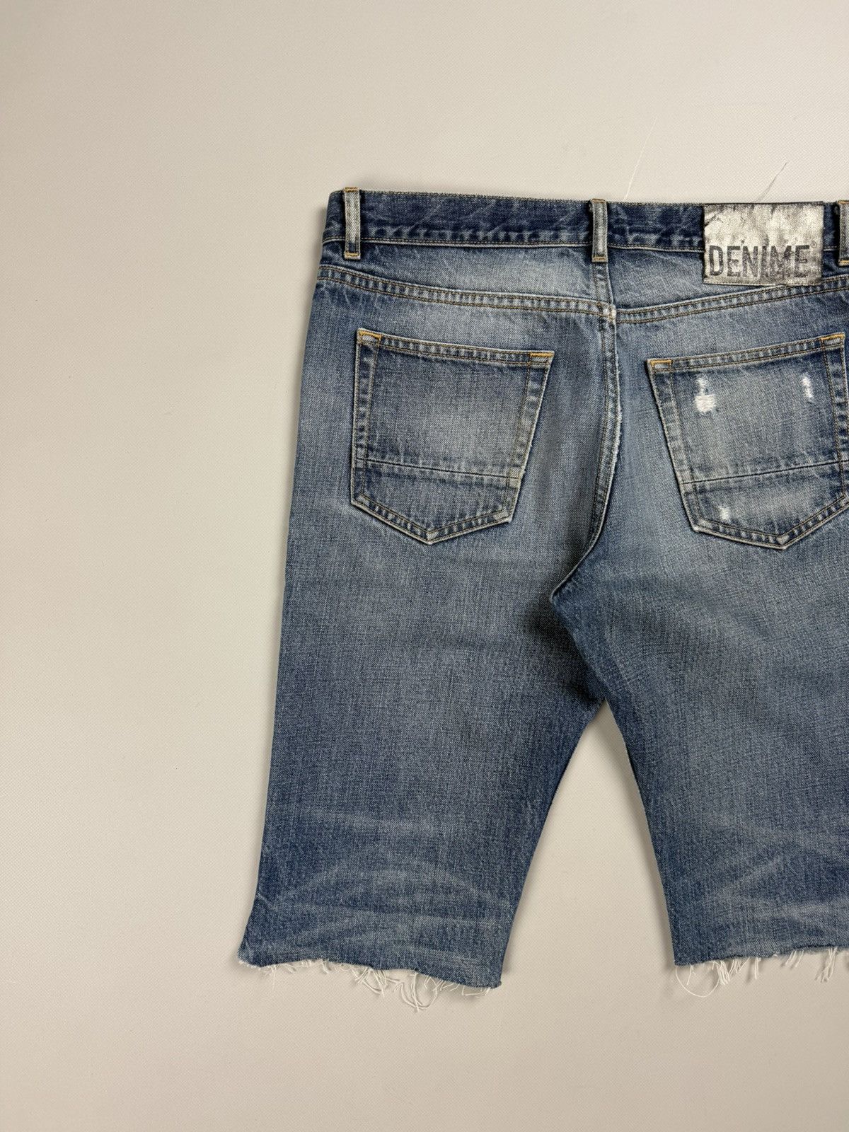 Designer × Golden Goose GGDB Golde Goose Deluxe Brand Men’s Distressed Denim Shorts Size US 30 / EU 46 - 15 Thumbnail