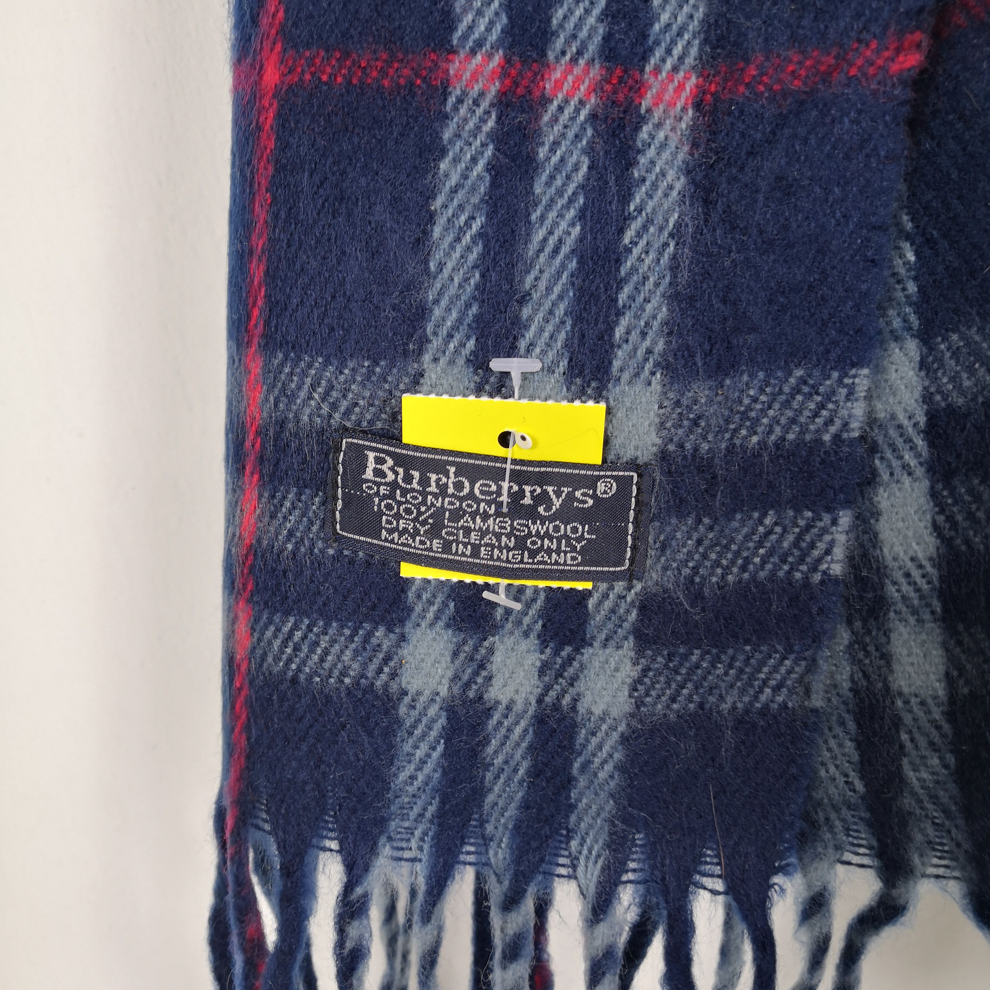 Burberry Vintage Burberry Scarf Muffler Wool Nova Check Scarves Size ONE SIZE - 4 Thumbnail