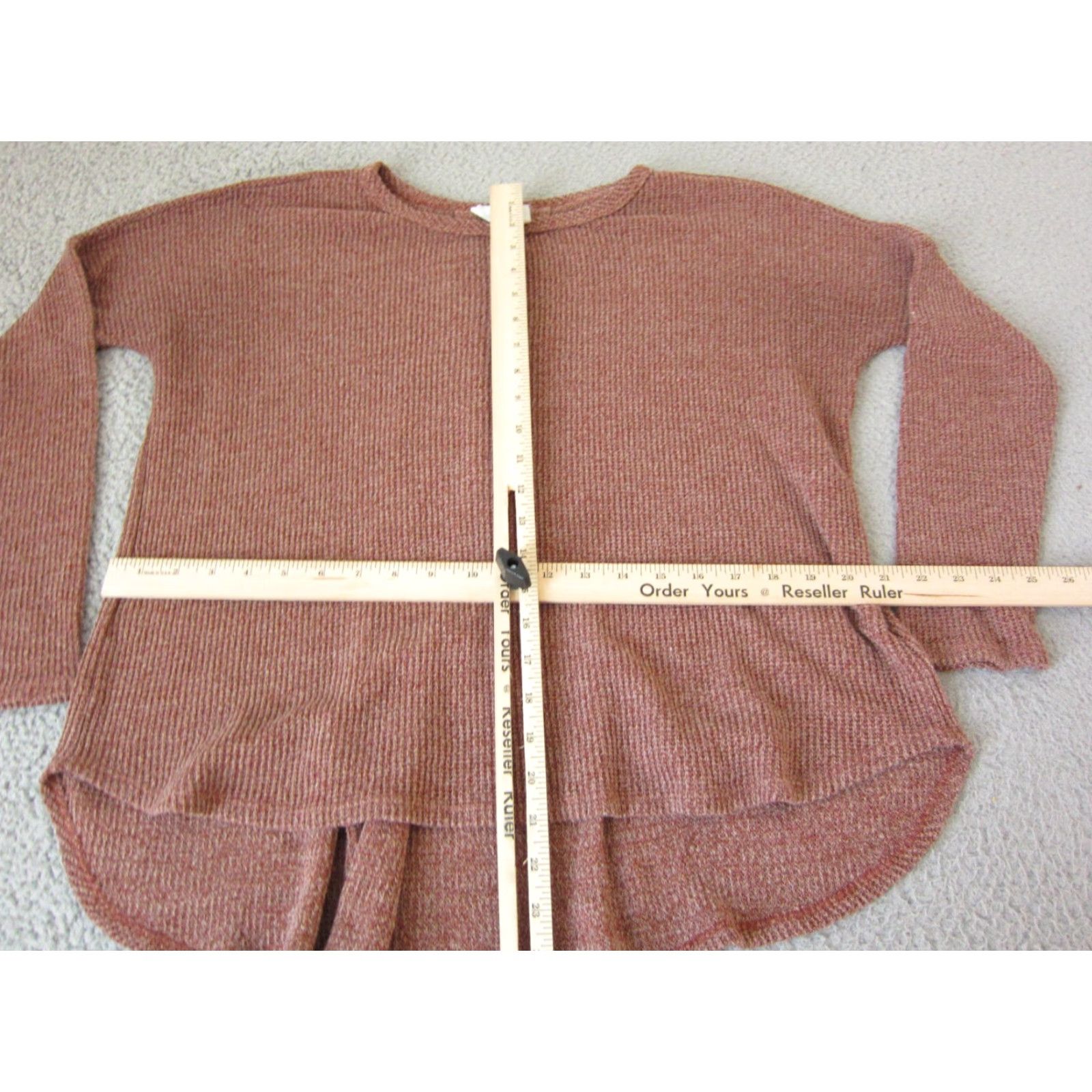 Vintage Sadie & Sage Sweater Womens Medium Brown Knit Boat Neck Pullover Casual 80s 90s USA Mens Womens Girls Size M / US 6-8 / IT 42-44 - 6 Thumbnail