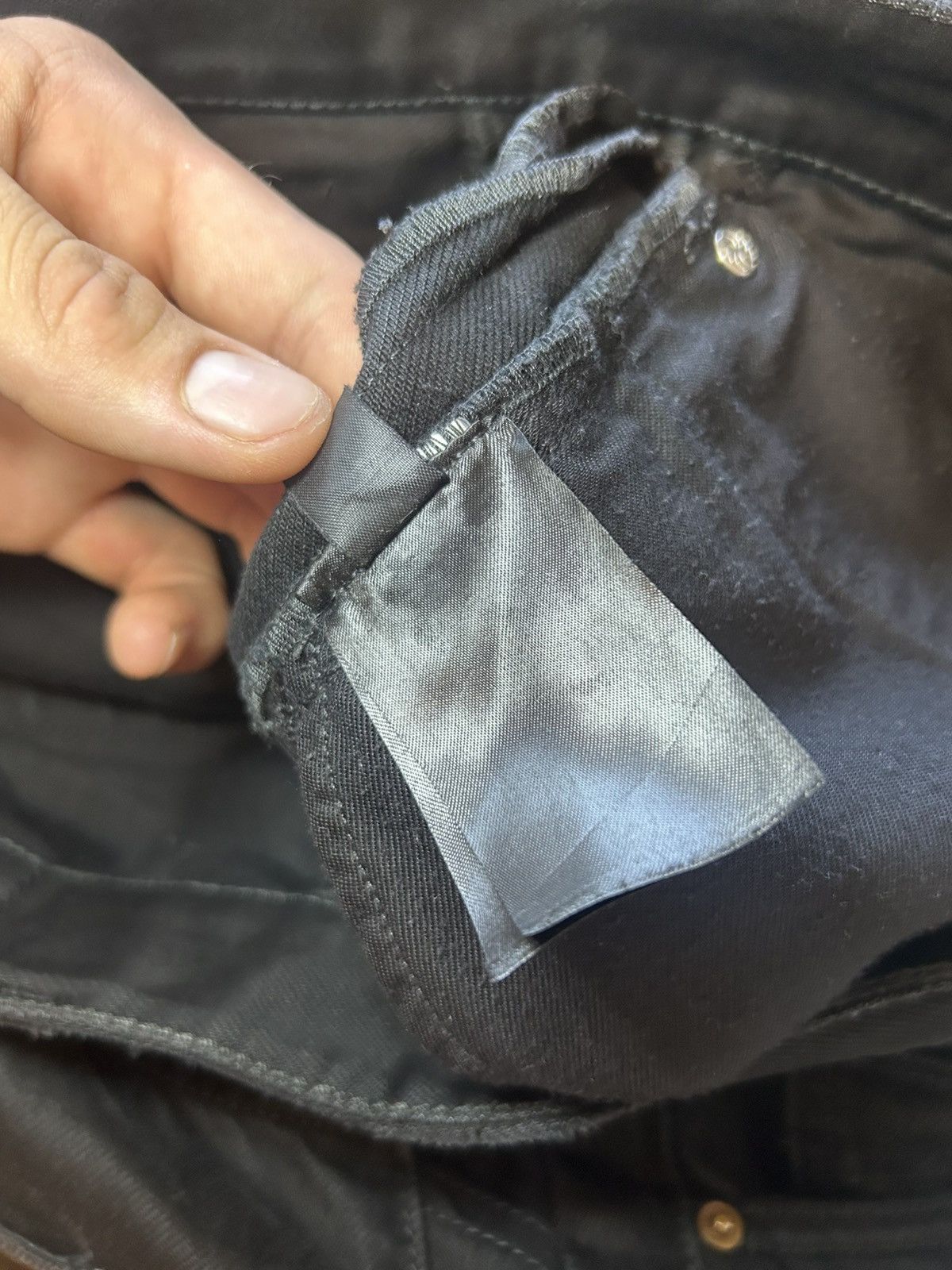 Vetements Vetements baggy black denim jeans Size US 34 / EU 50 - 19 Thumbnail