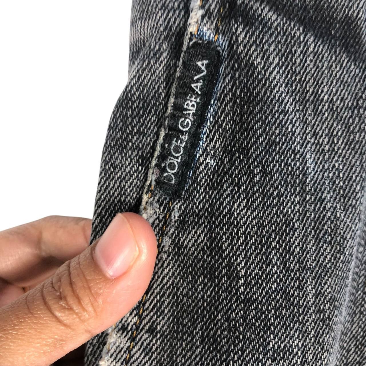 Dolce & Gabbana Dolce Gabbana Dark Grey Denim Jeans Size US 34 / EU 50 - 10 Thumbnail