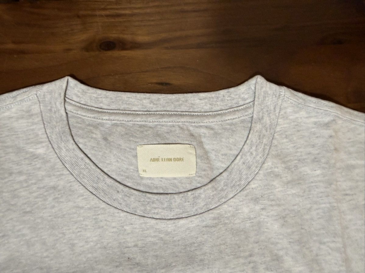 Aime Leon Dore Aime Leon Dore ALD Drafting Logo Tee in “Silver Mix” Size XL Size US XL / EU 56 / 4 - 5 Thumbnail