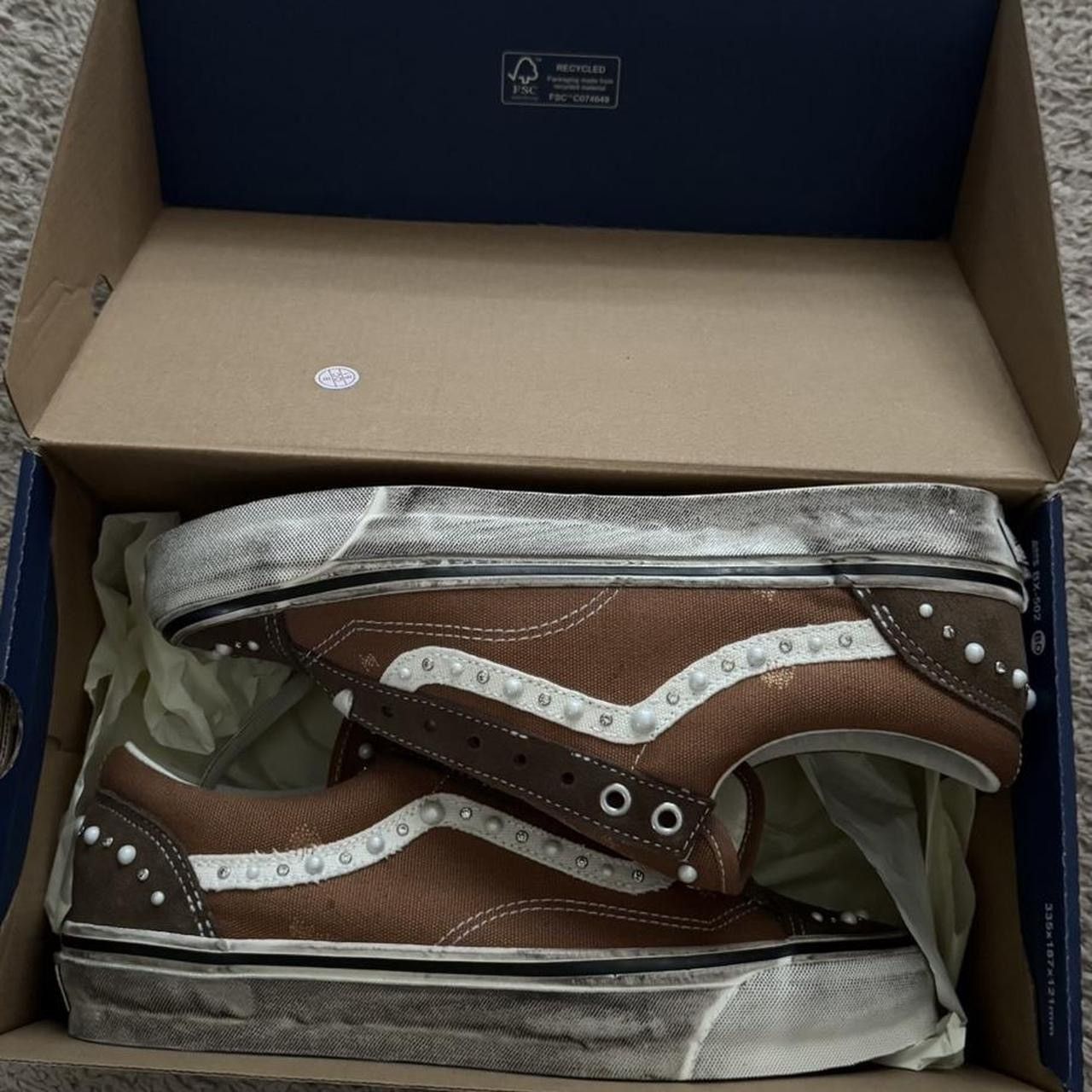 Vans Vans Pearlized Vintage Cocoa Brown Size US 10 / EU 43 - 1 Thumbnail