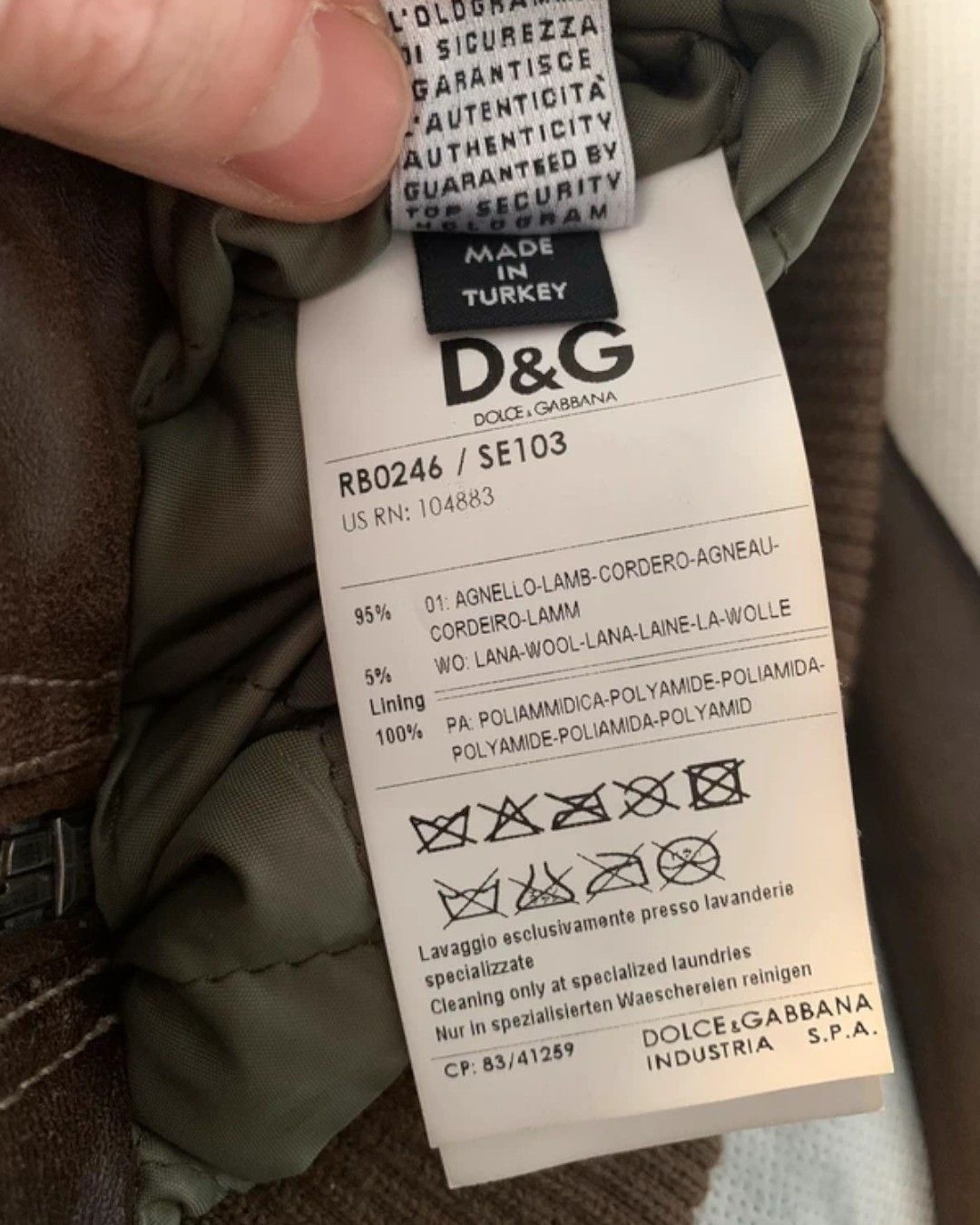 Dolce & Gabbana S/S 2006 LAMBSKIN LEATHER MULTIPOCKET JACKET Size US M / EU 48-50 / 2 - 7 Thumbnail