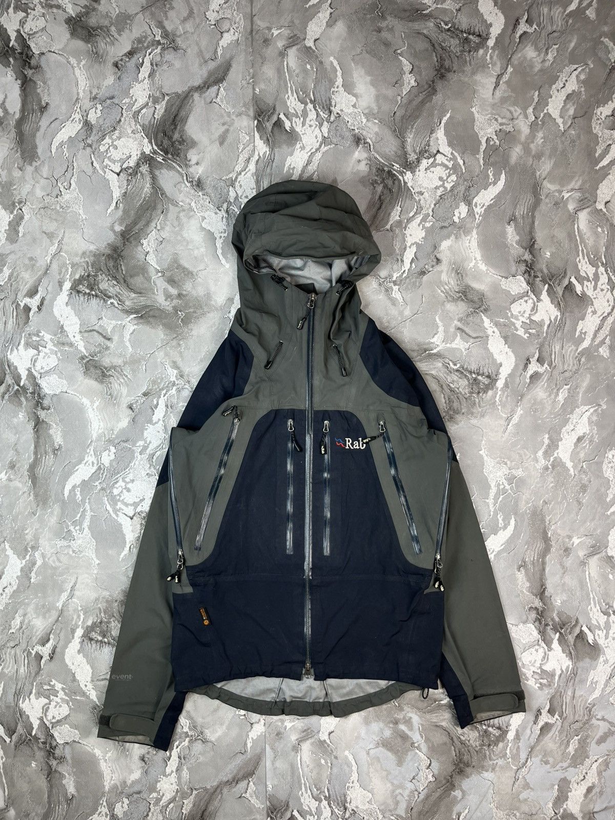 Rab RAB Extreme Black/Grey Event Zipped Waterproof Rain Size US S / EU 44-46 / 1 - 1 Thumbnail