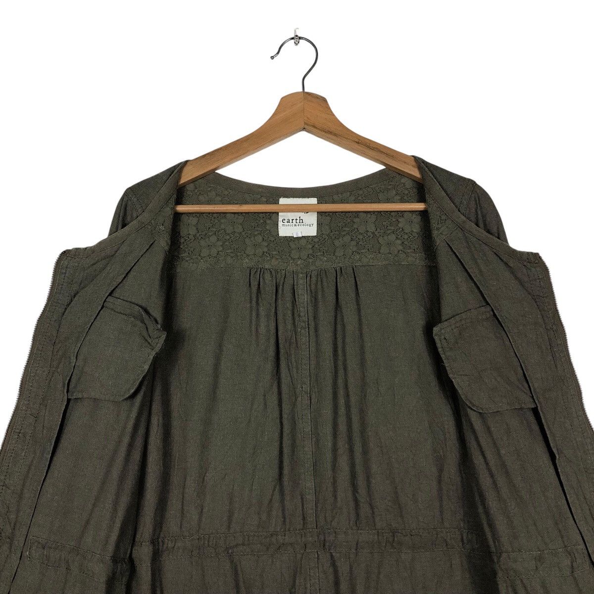 Japanese Brand Army Parka Jacket Design Earth Music & Ecology Issey Miyake Size US S / EU 44-46 / 1 - 15 Thumbnail