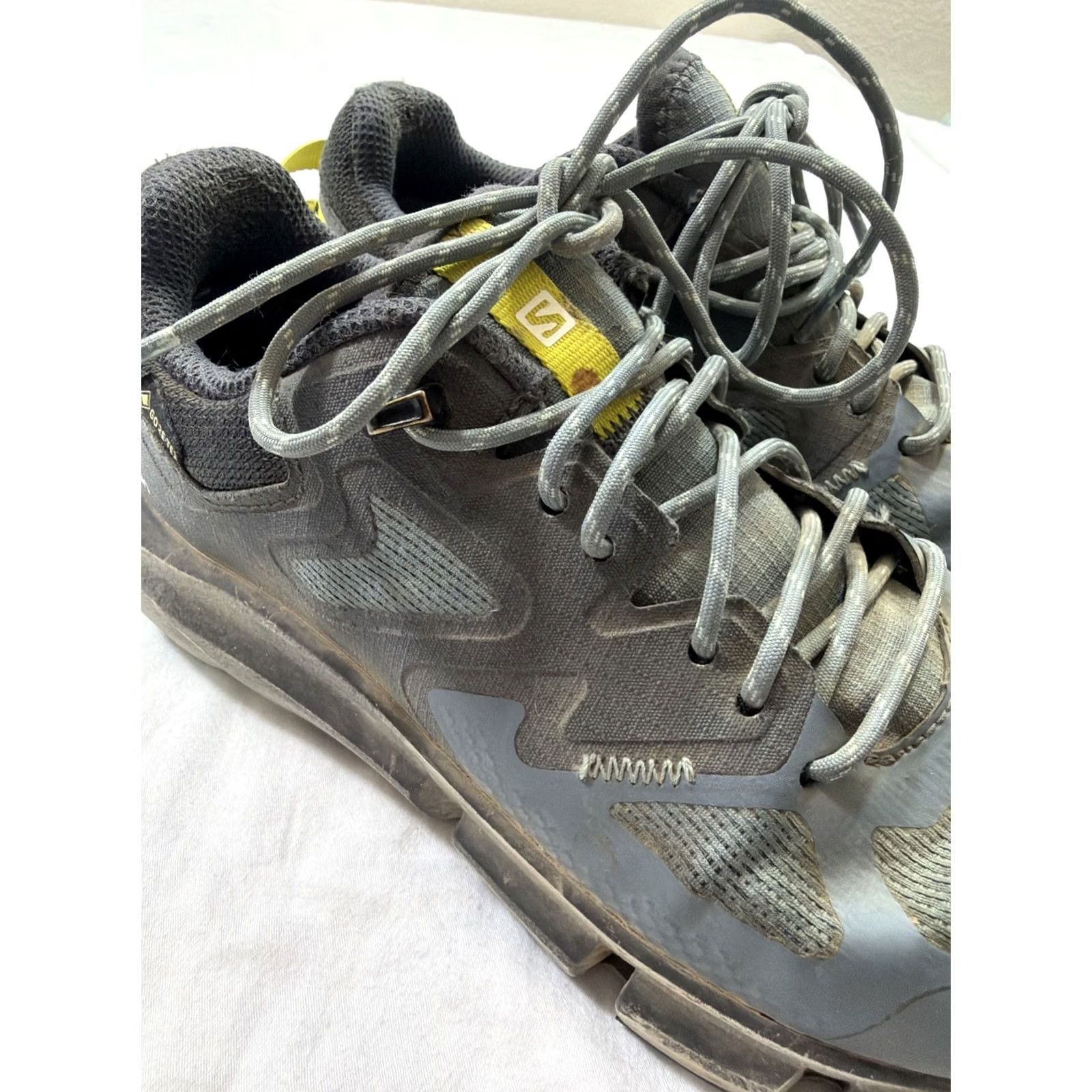 Salomon Salomon Predict Hike GTX Sneaker Womens Size 7.5 Blue Gray Stormy 7.5 Gray Womens Sneaker Salomon S Stormy Size US 8 / IT 38 - 5 Thumbnail