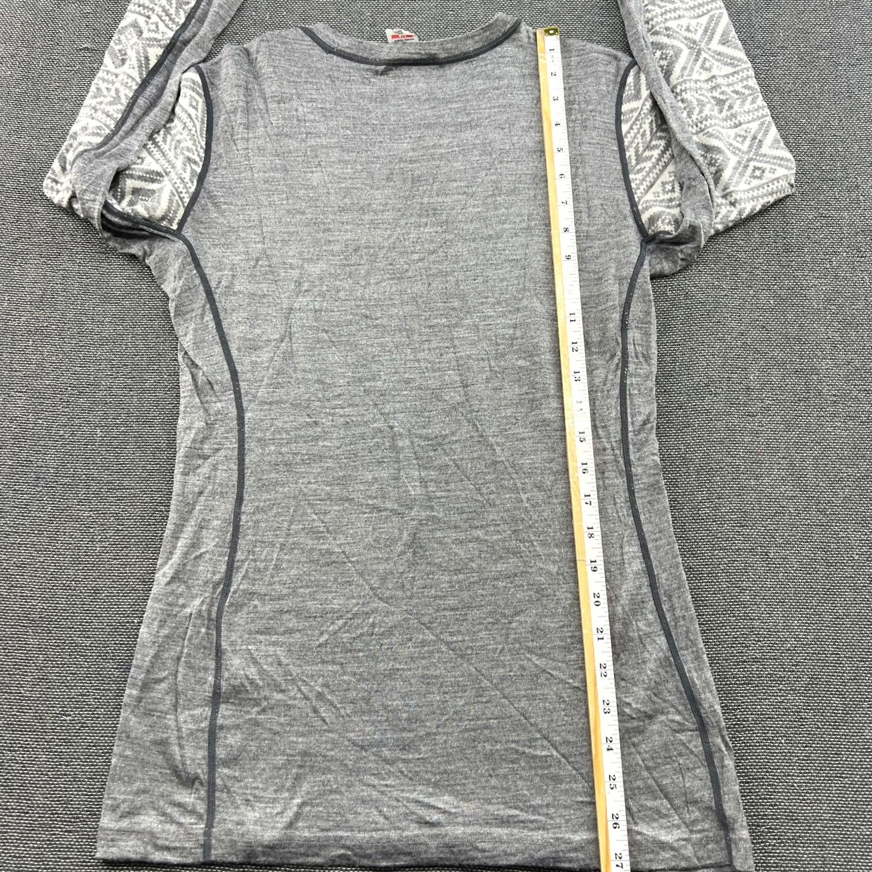 Vintage Kari Traa Womens Base Layer Shirt Large Merino Wool Blend Outdoor Ski Thermo Shirt Size L / US 10 / IT 46 - 5 Thumbnail