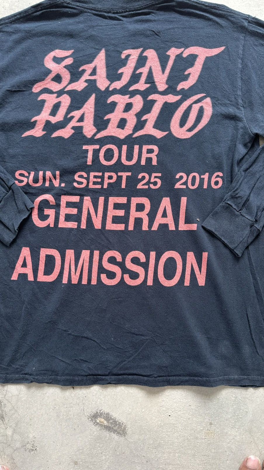 Gildan × Kanye West SAINT PABLO TOUR LONG SLEEVES TEE WELL FADED Size US L / EU 52-54 / 3 - 6 Thumbnail