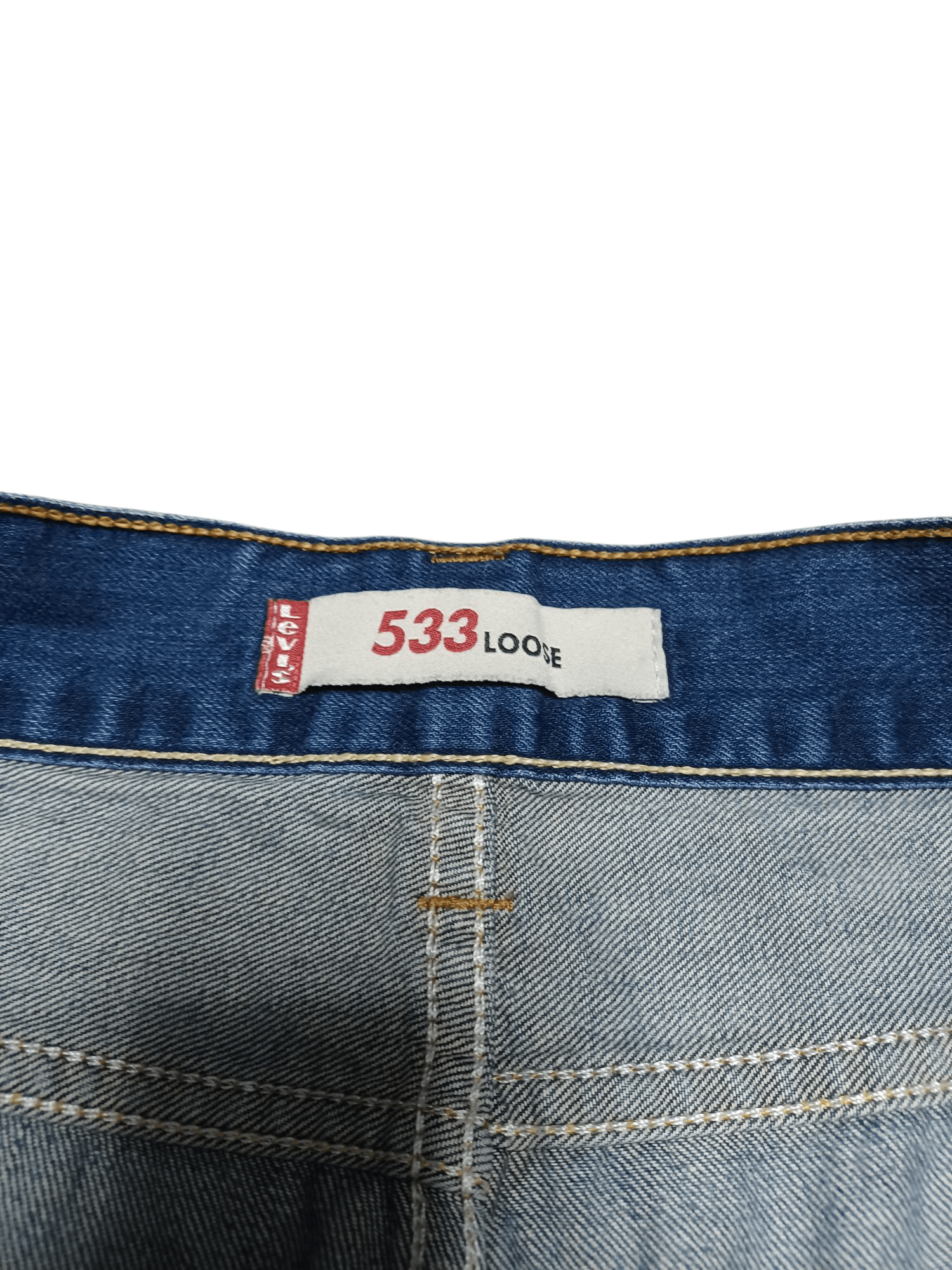 Levi's Vintage Clothing LEVIS 533 LOOSE VINTAGE JEANS DENIM 90S 00S W33 L32 Size US 33 - 7 Thumbnail