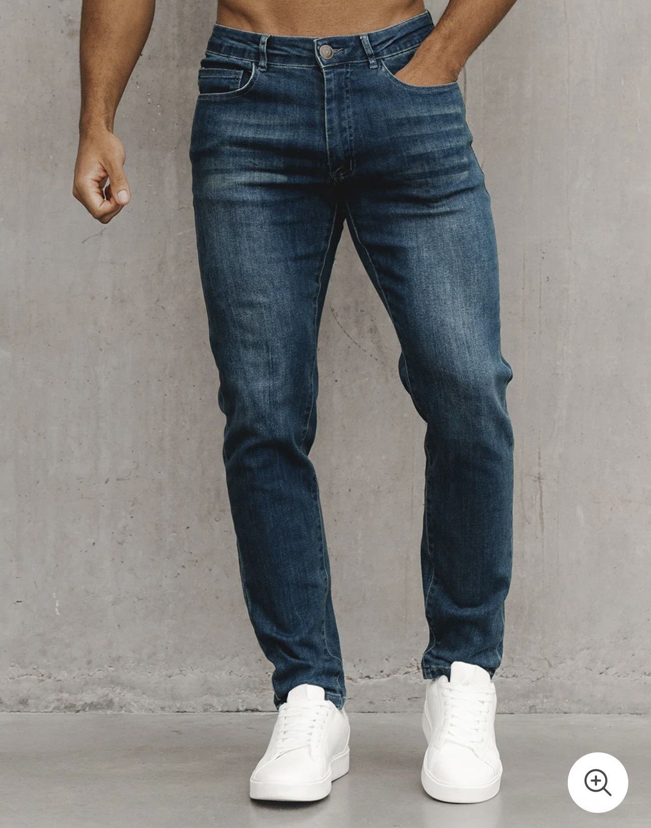 Other ATHLETIC FIT JEANS IN MID BLUE Size US 32 / EU 48 - 2 Thumbnail