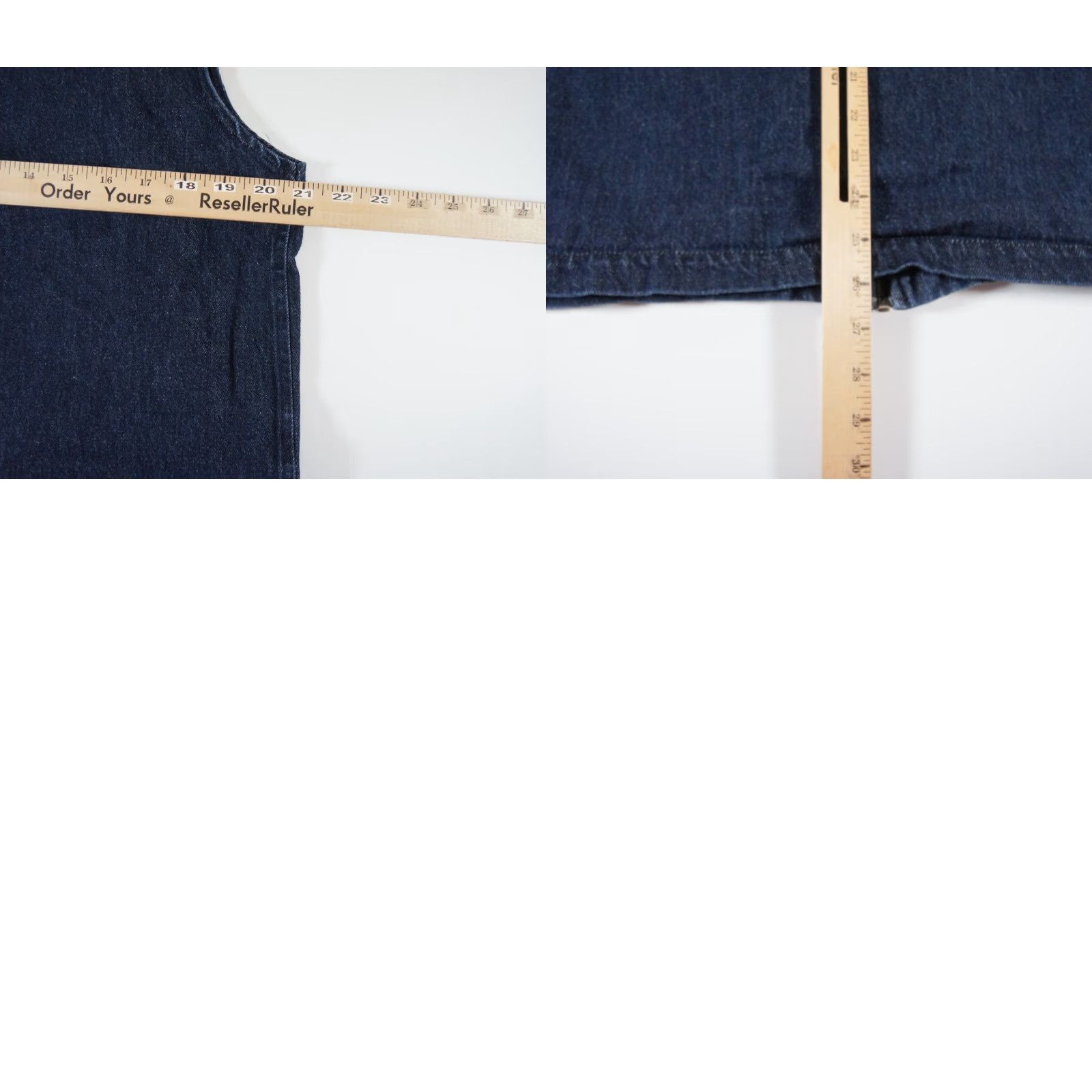 Denime Standard Issue Denim Vest Mens Large Blue Full Zip Casual Outdoor Size US 33 - 8 Thumbnail