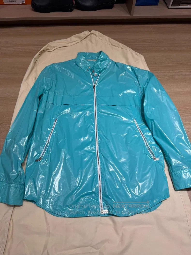 Hermes Hermes Mint Green Waterproof Jacket with Zipper Design Size US S / EU 44-46 / 1 - 1 Thumbnail