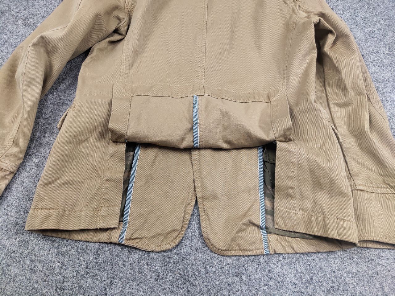 Diesel Vintage 90's Diesel Military Apparel Canvas Blazer Jacket Size US M / EU 48-50 / 2 - 11 Thumbnail