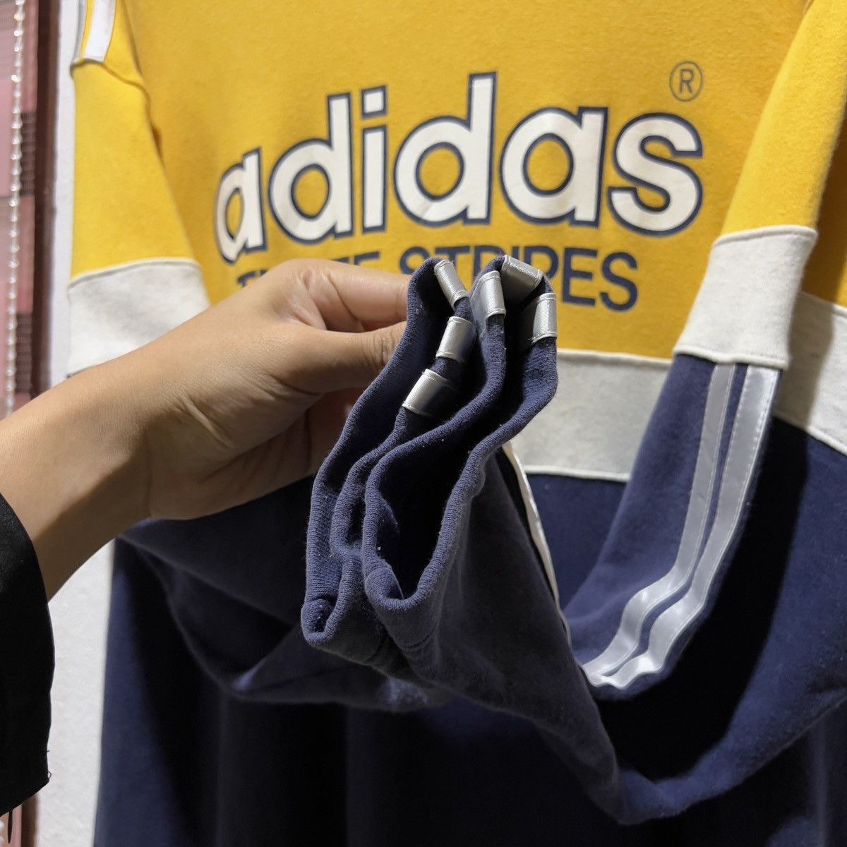 Adidas Adidas Vtg Three Stripe (Japan) Size US XL / EU 56 / 4 - 6 Thumbnail