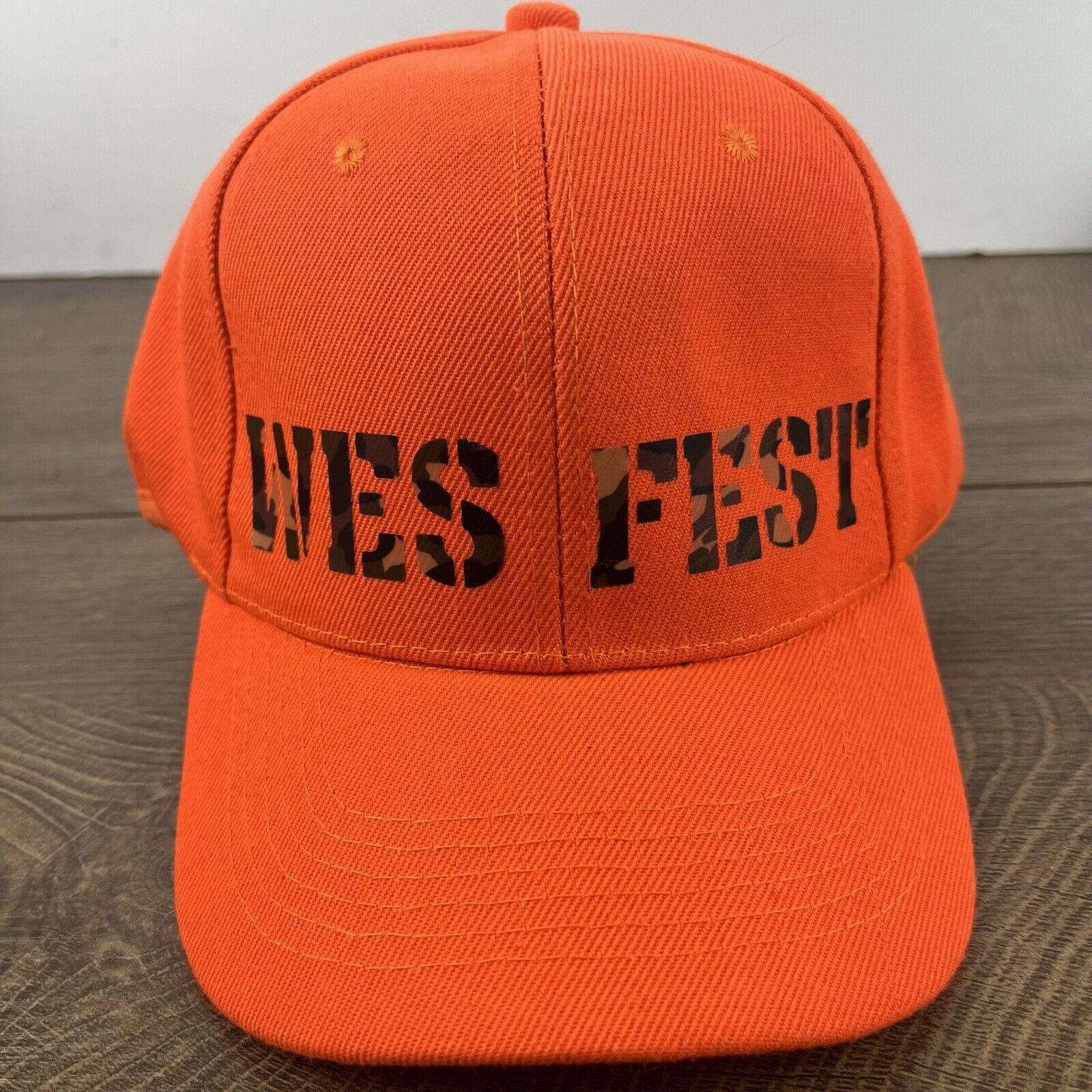 Other Wes Fest Hat Wes Fest Adjustable Hat Orange Adjustable Hat A Size ONE SIZE - 4 Thumbnail