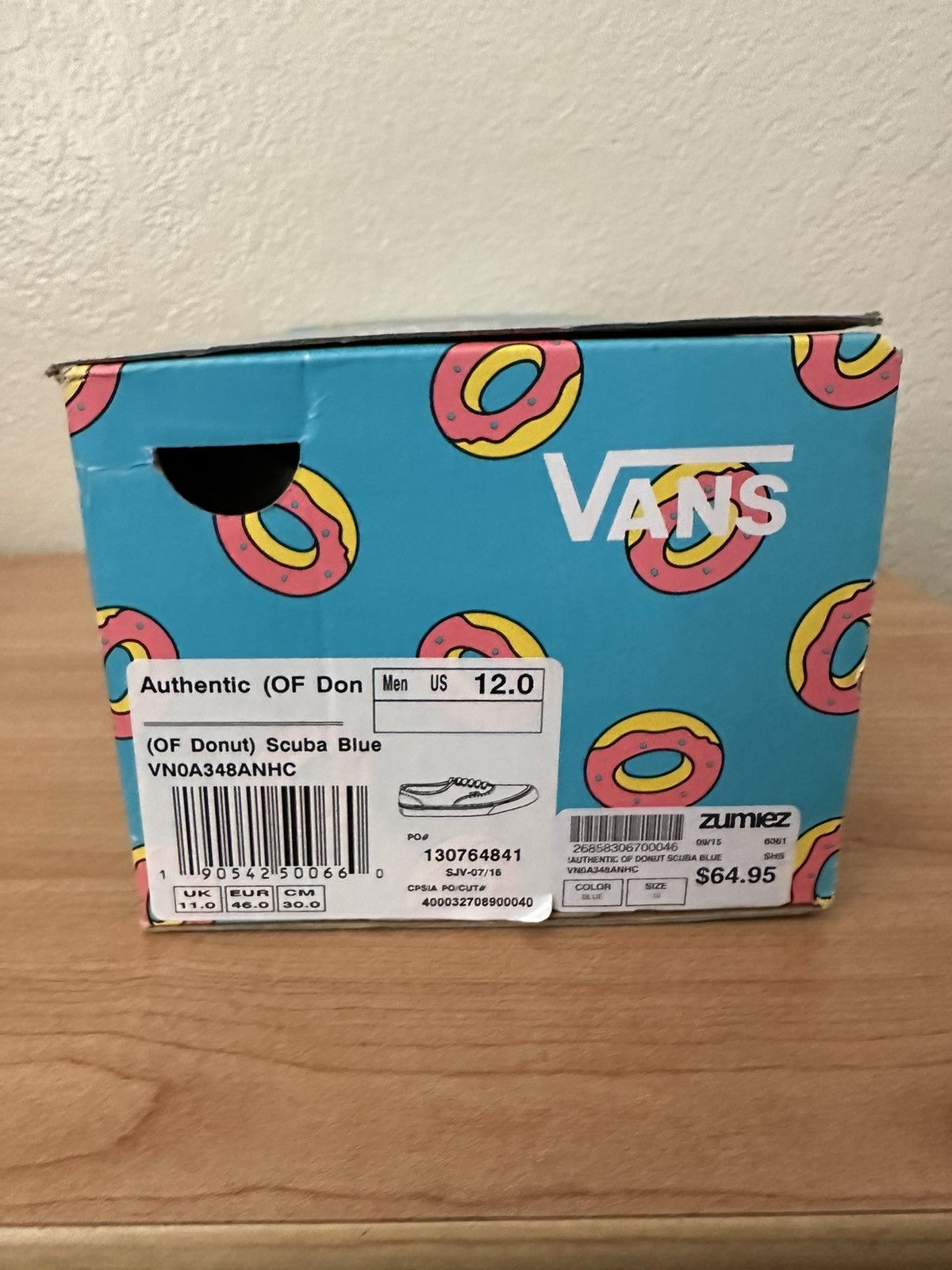 Odd Future Vans Odd Future Donut Vans Authentic Grailed